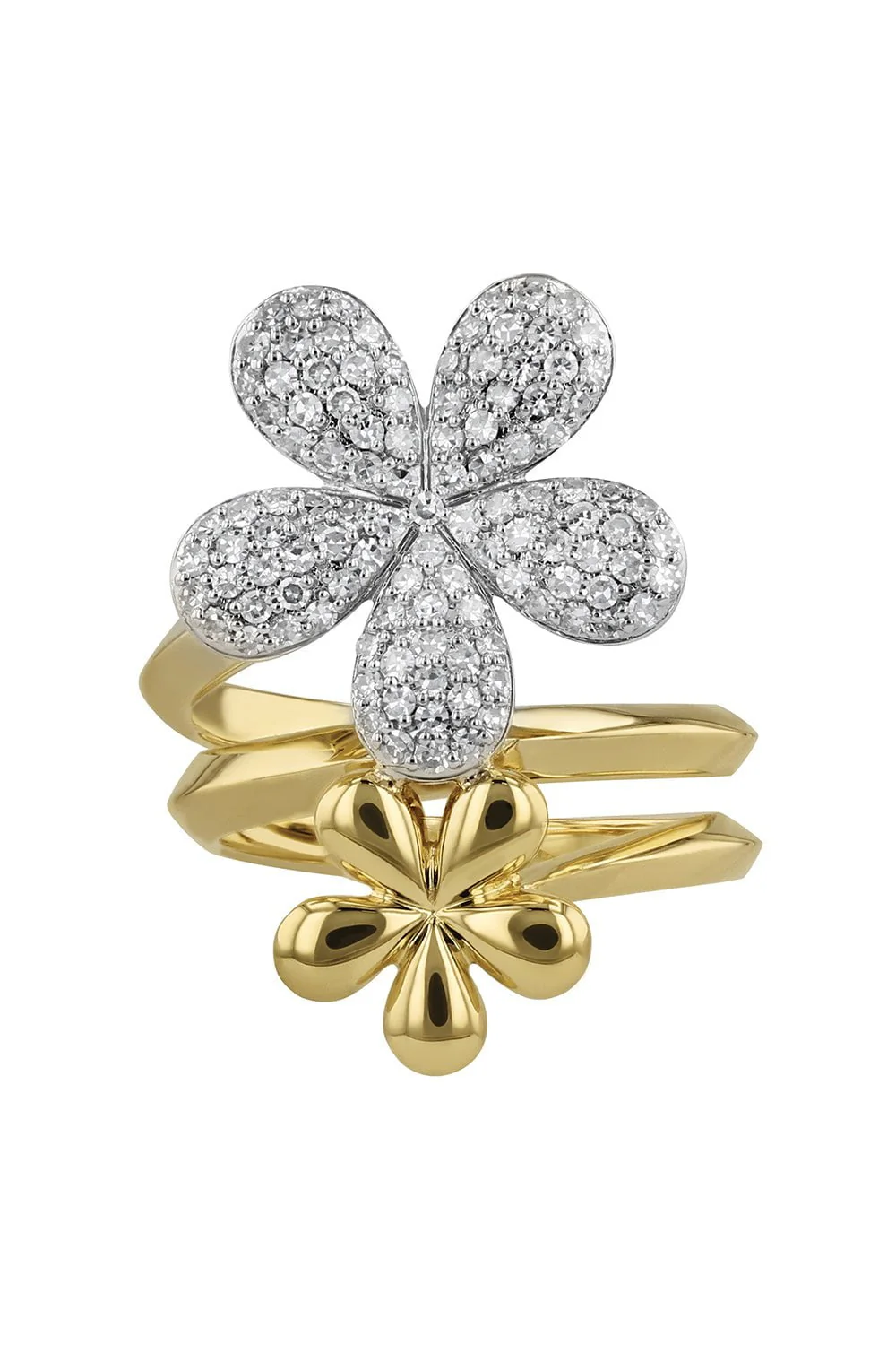 Forget-Me-Not Large Double Flower Ring