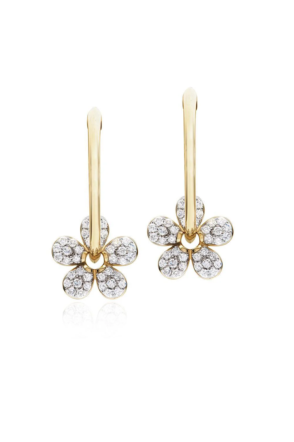 Forget-Me-Not Petite Hoop Earrings