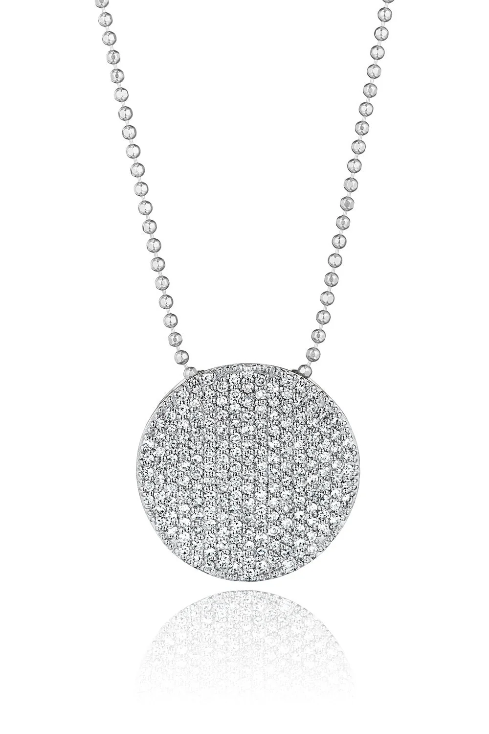 Large Diamond Infinity Necklace