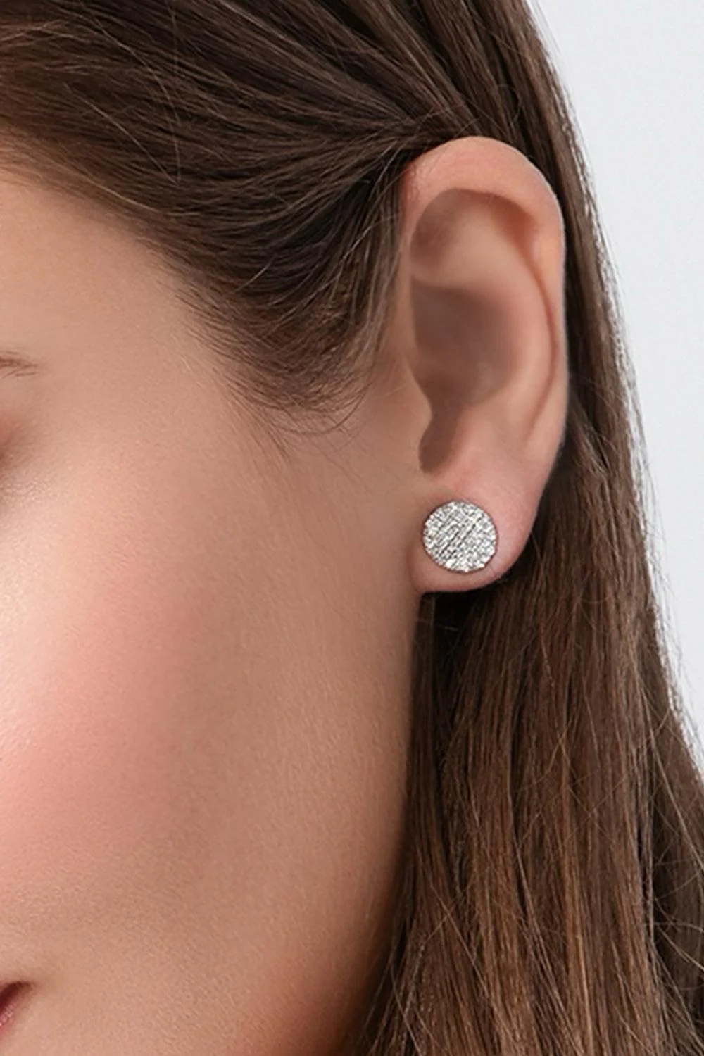 Mini Infinity Stud Earrings - Image 2