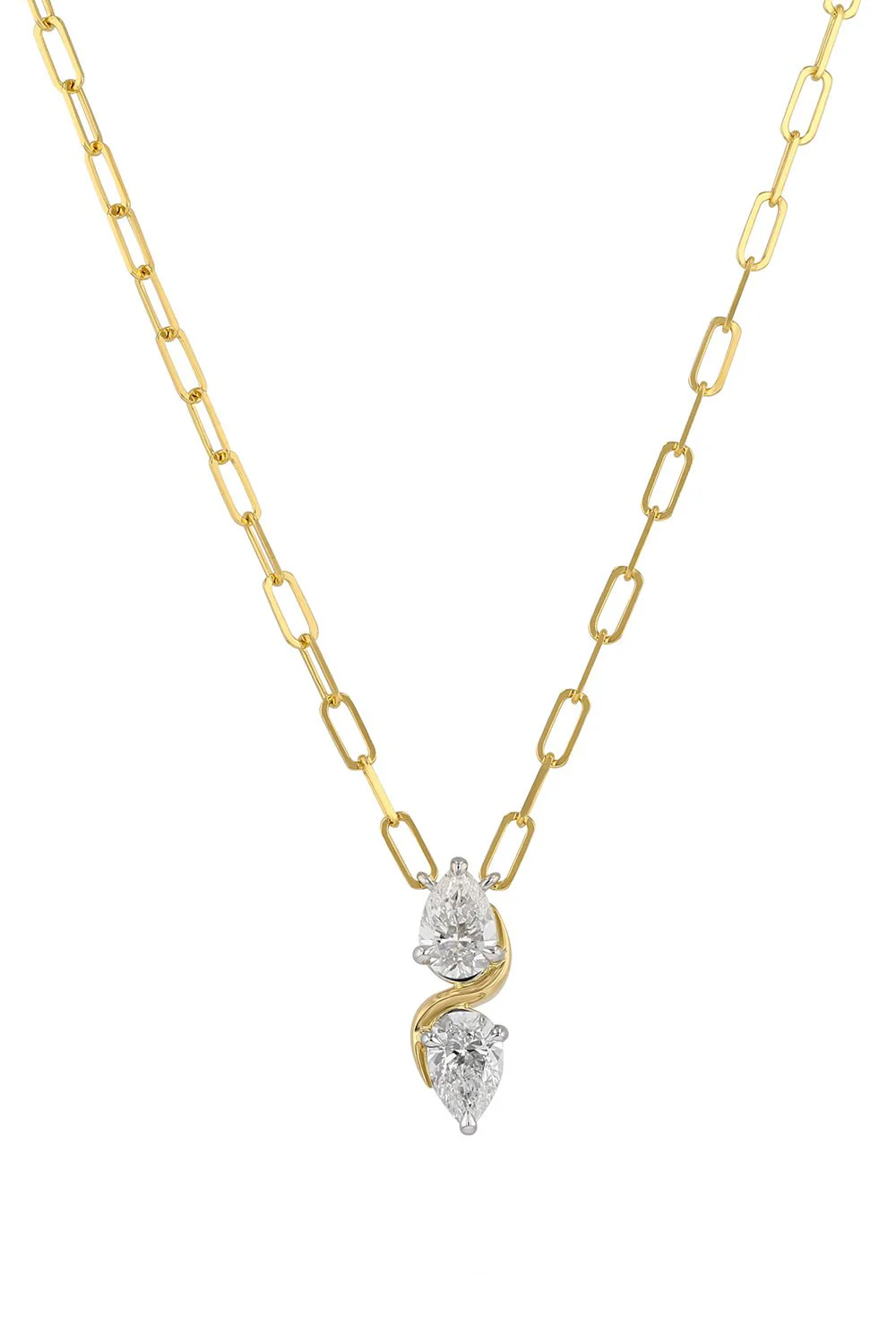 One of One Double Diamond Cuddle Necklace