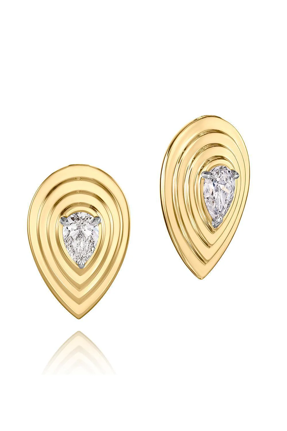 Pear Stories Stud Earrings