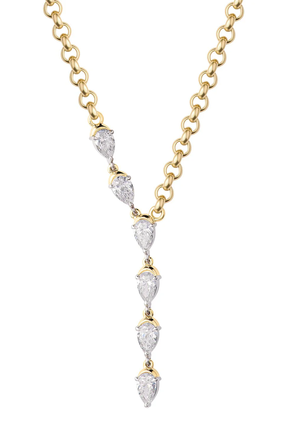 Pear Y-Drop Necklace