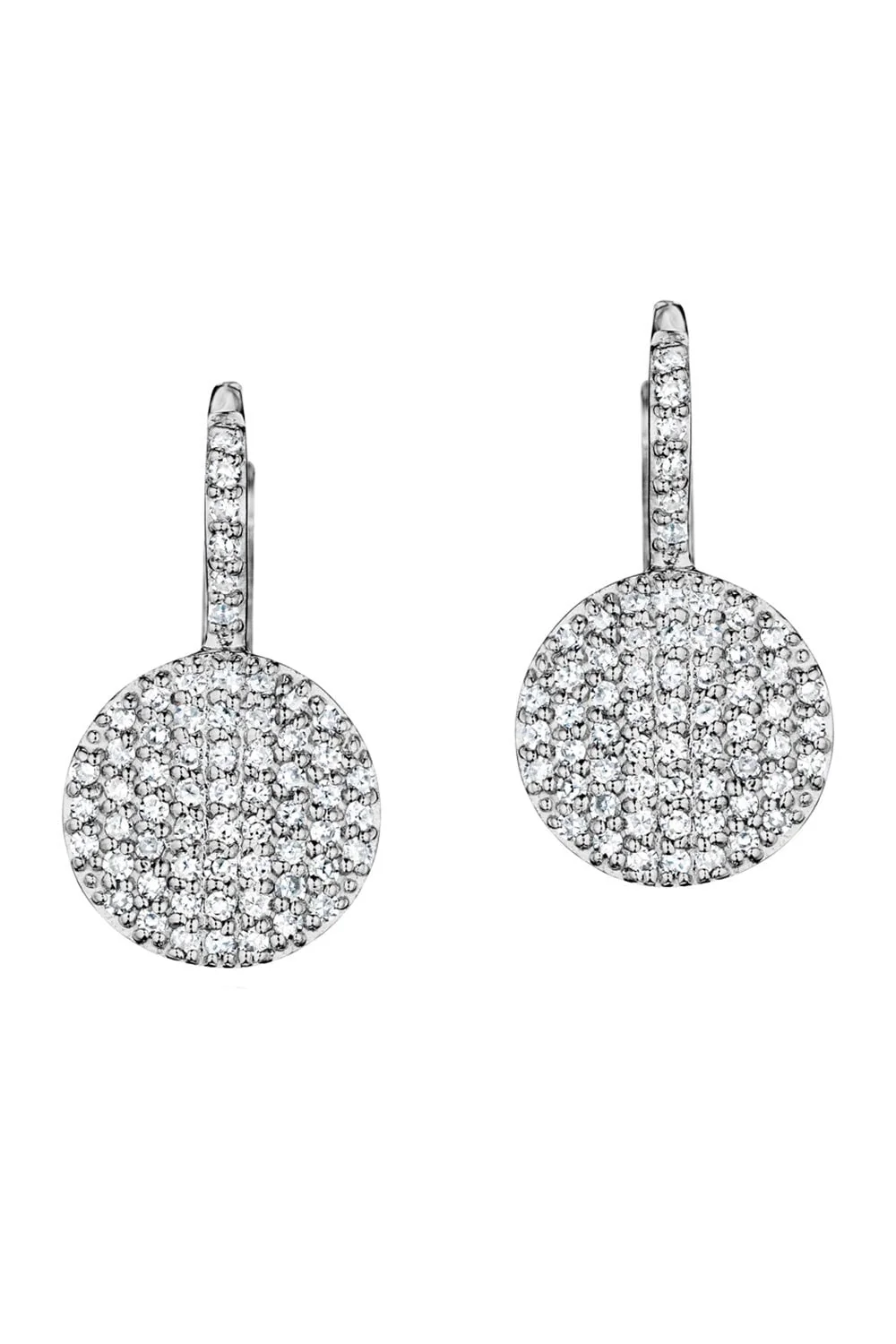 Petite Infinity Leverback Earrings