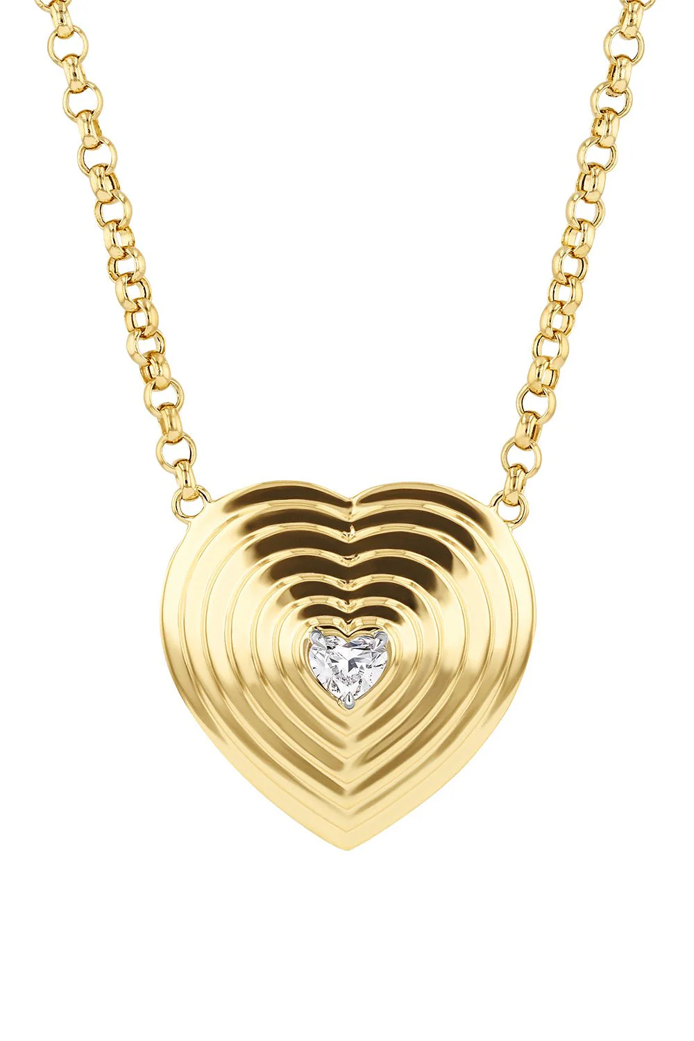 XL Heart Stories Necklace