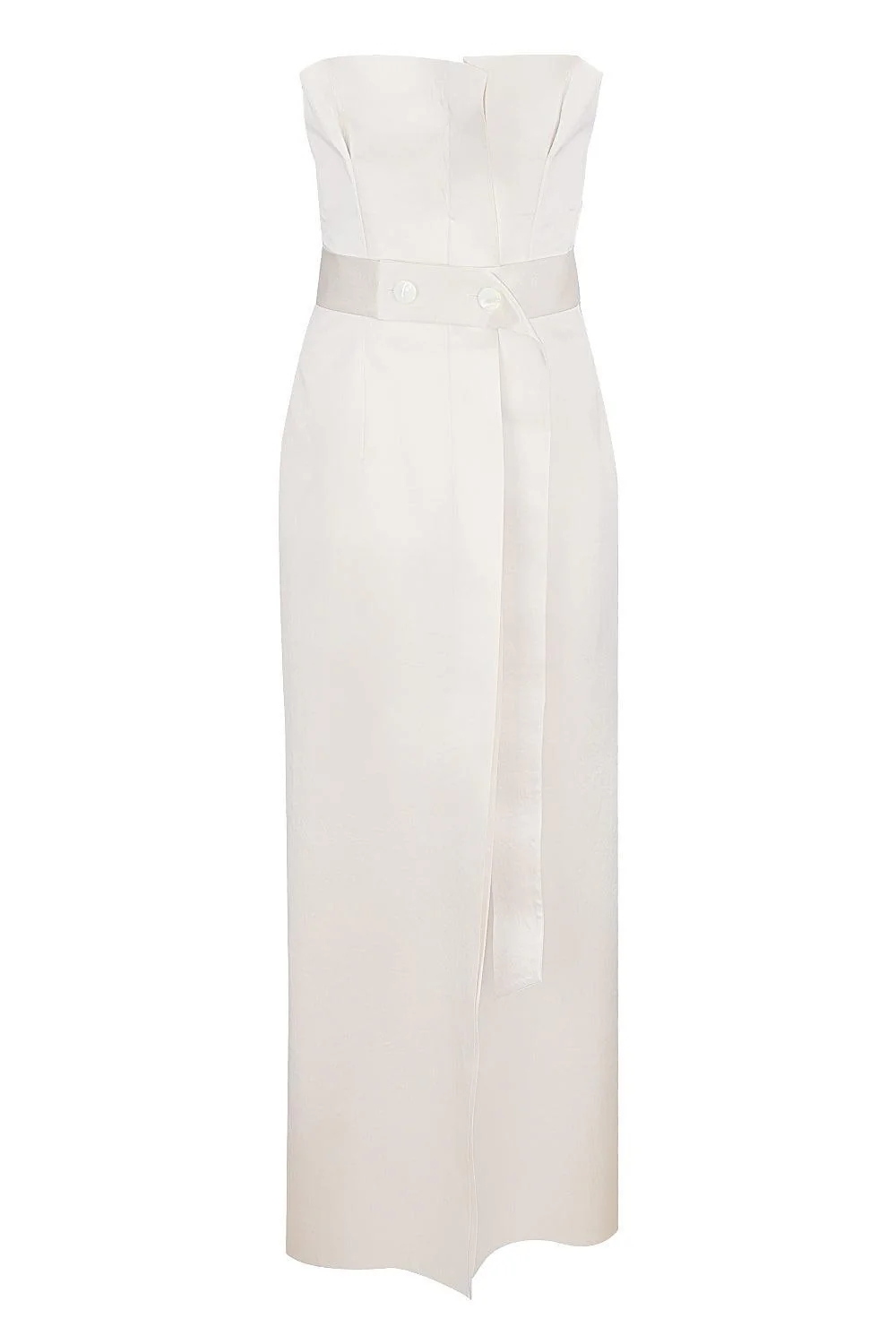 Strapless Midi Dress