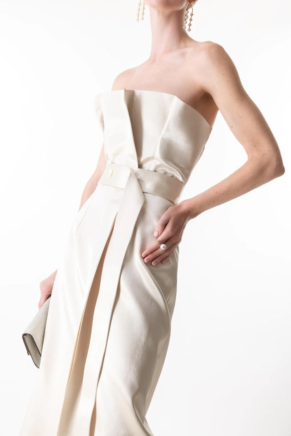 Strapless Midi Dress - Image 2