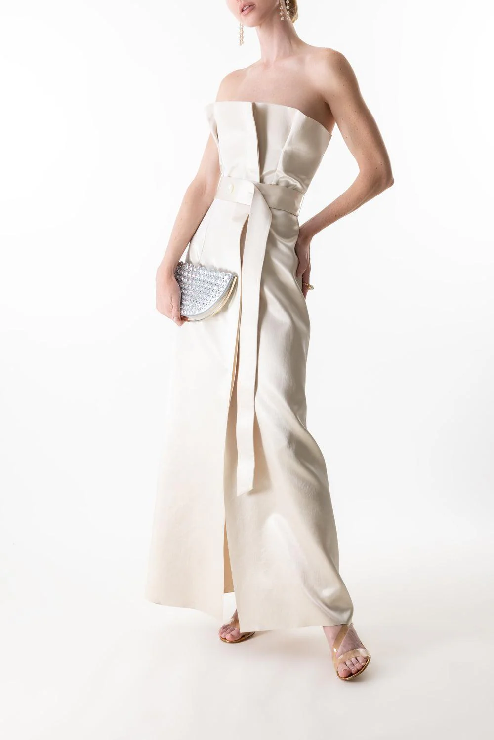 Strapless Midi Dress - Image 3