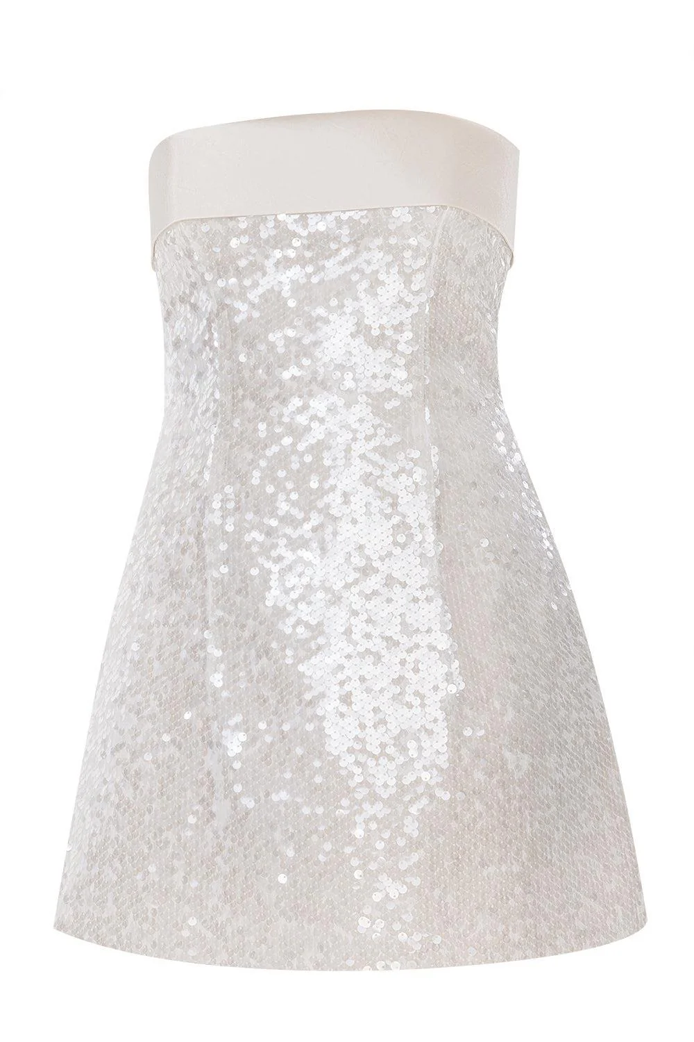 Strapless Sequin Mini Dress