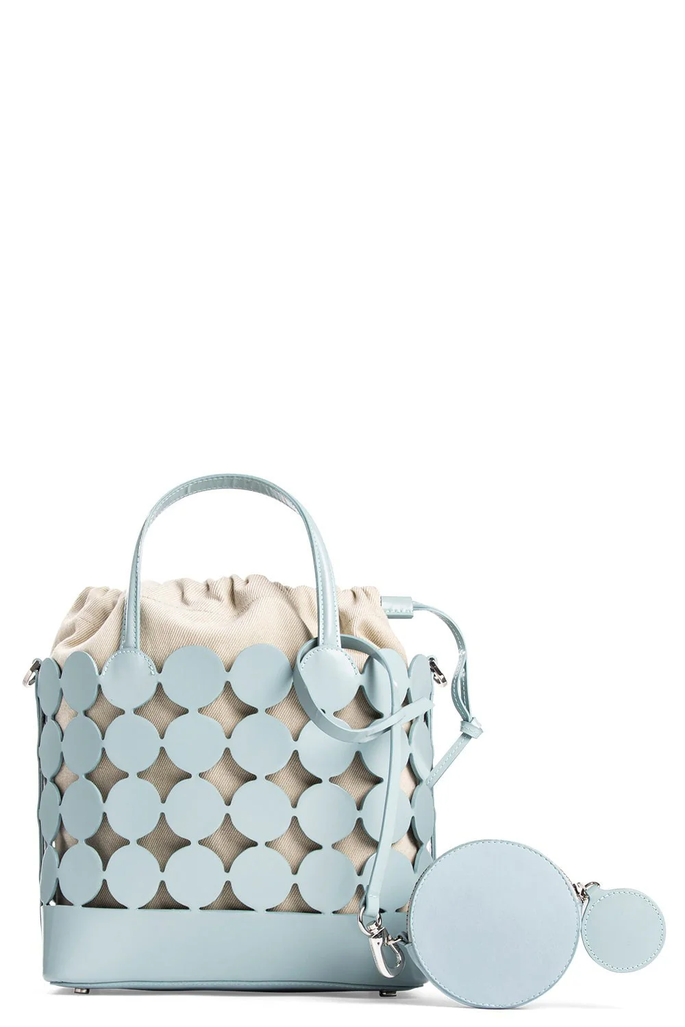 Bulles Bucket Bag - Blue Gray Sand - Image 8