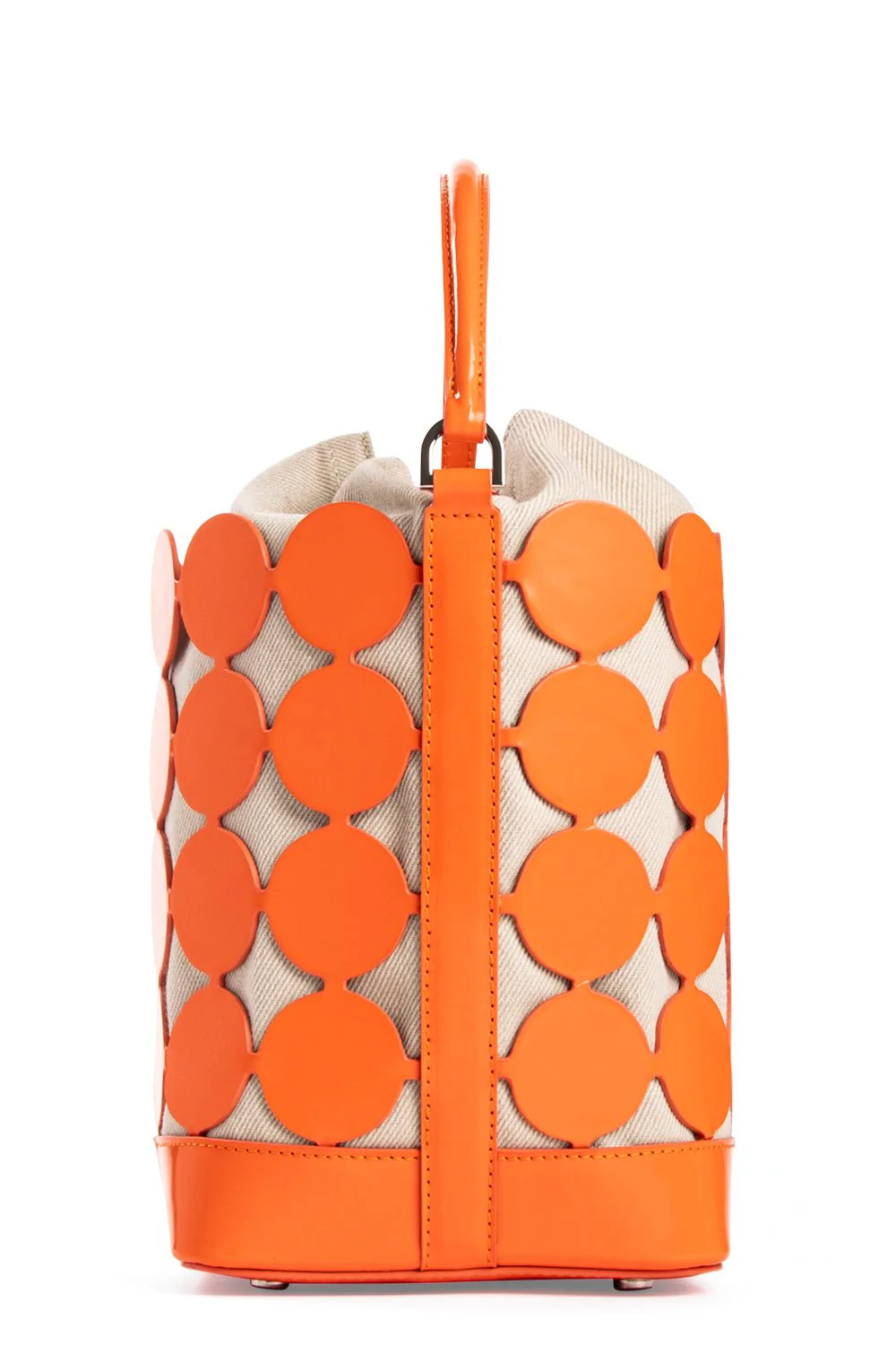 Small Bulles Bucket Bag - Orange Sand - Image 6