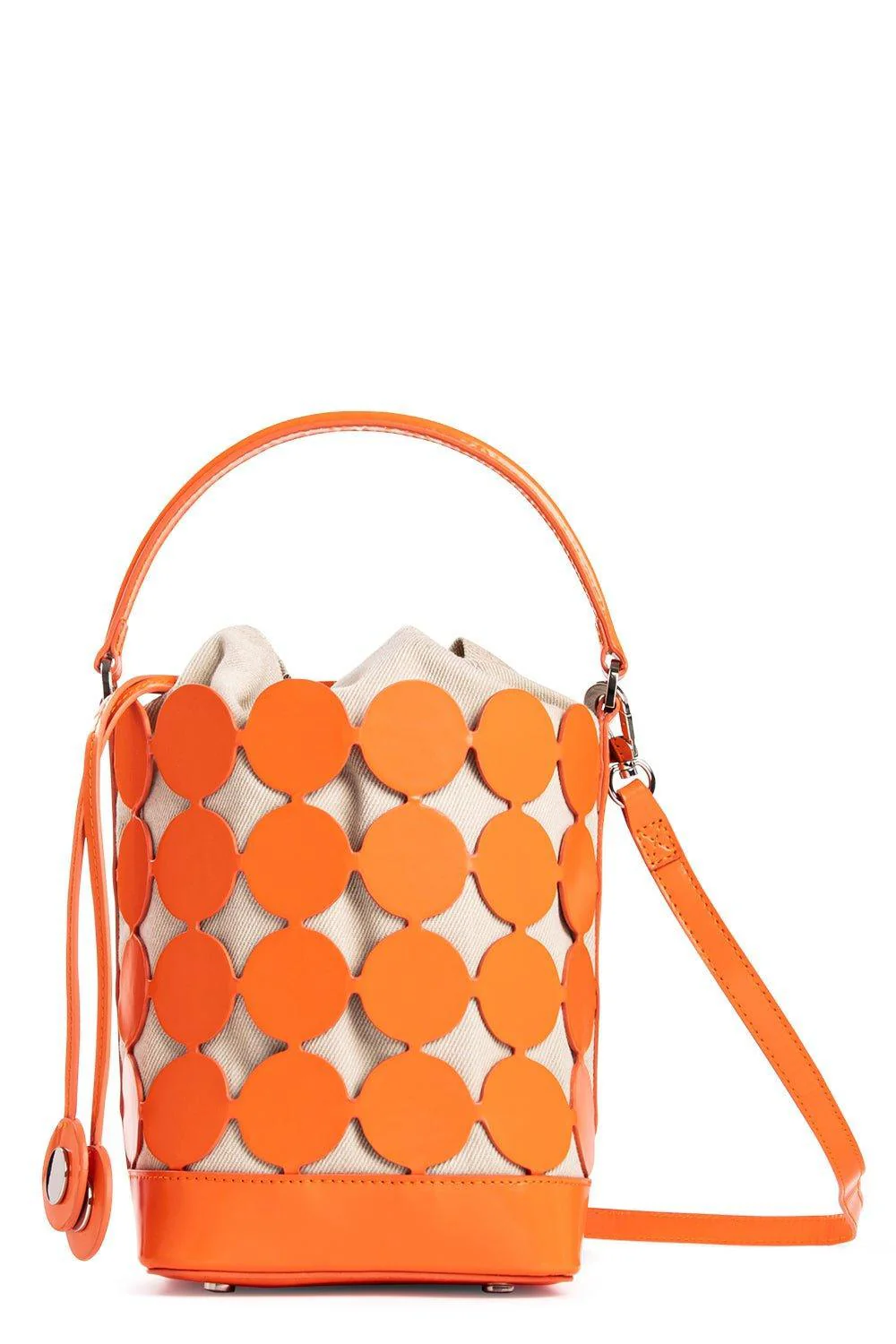 Small Bulles Bucket Bag - Orange Sand - Image 7