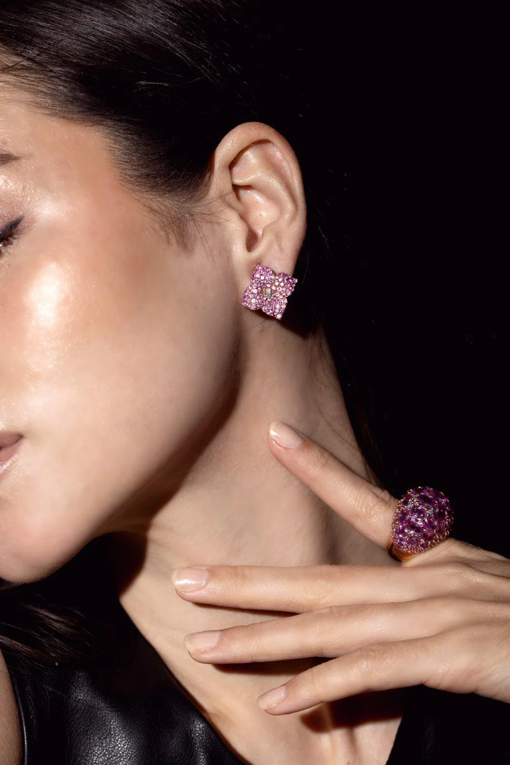 Pink Sapphire Dome Ring - Image 3