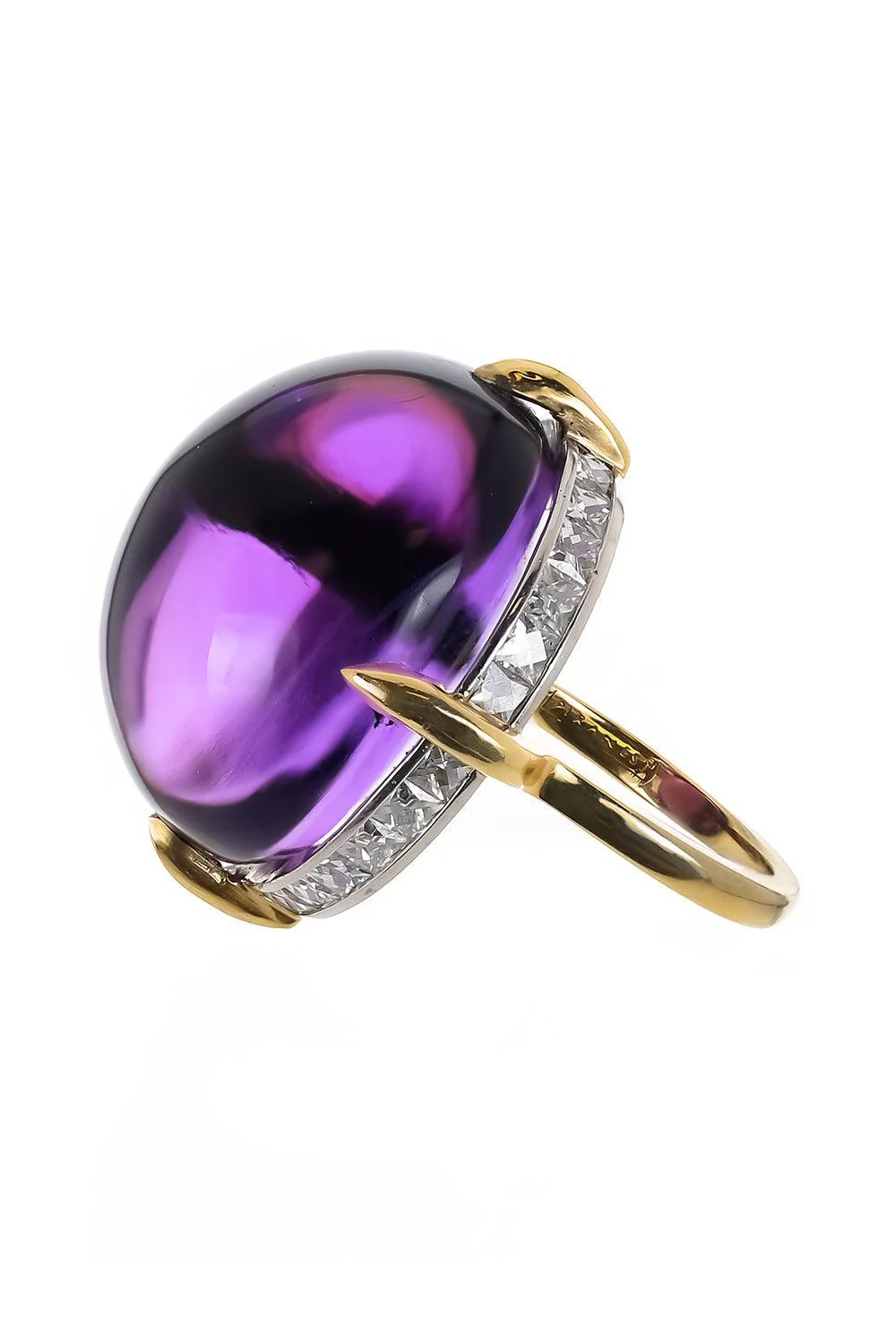 Amethyst Diamond Ring - Image 5
