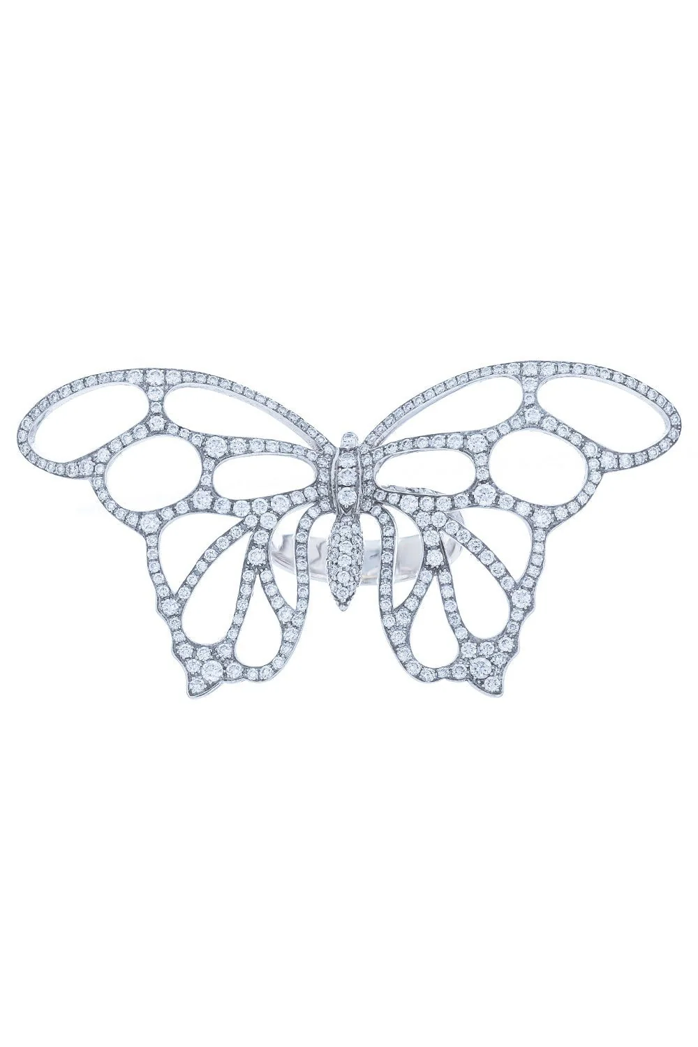 Diamond Butterfly Ring
