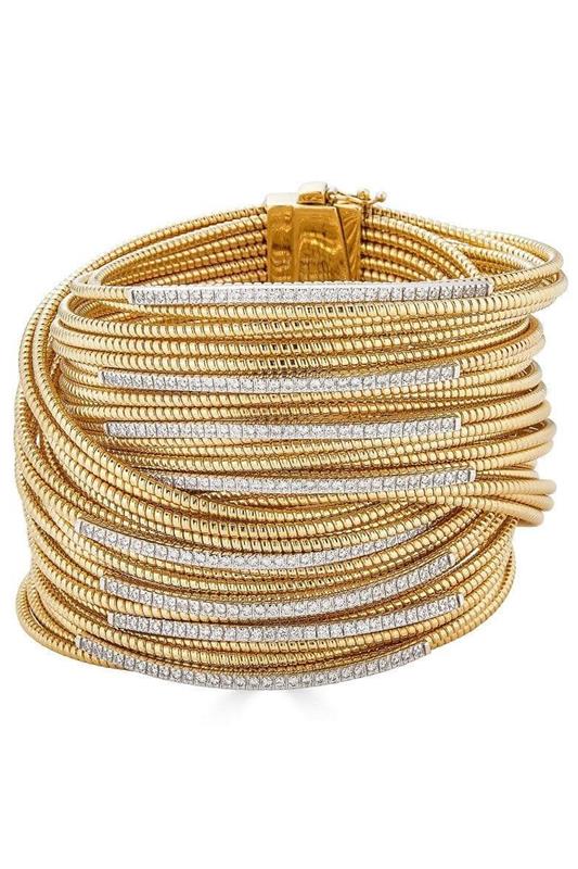 Diamond Coil Bracelet