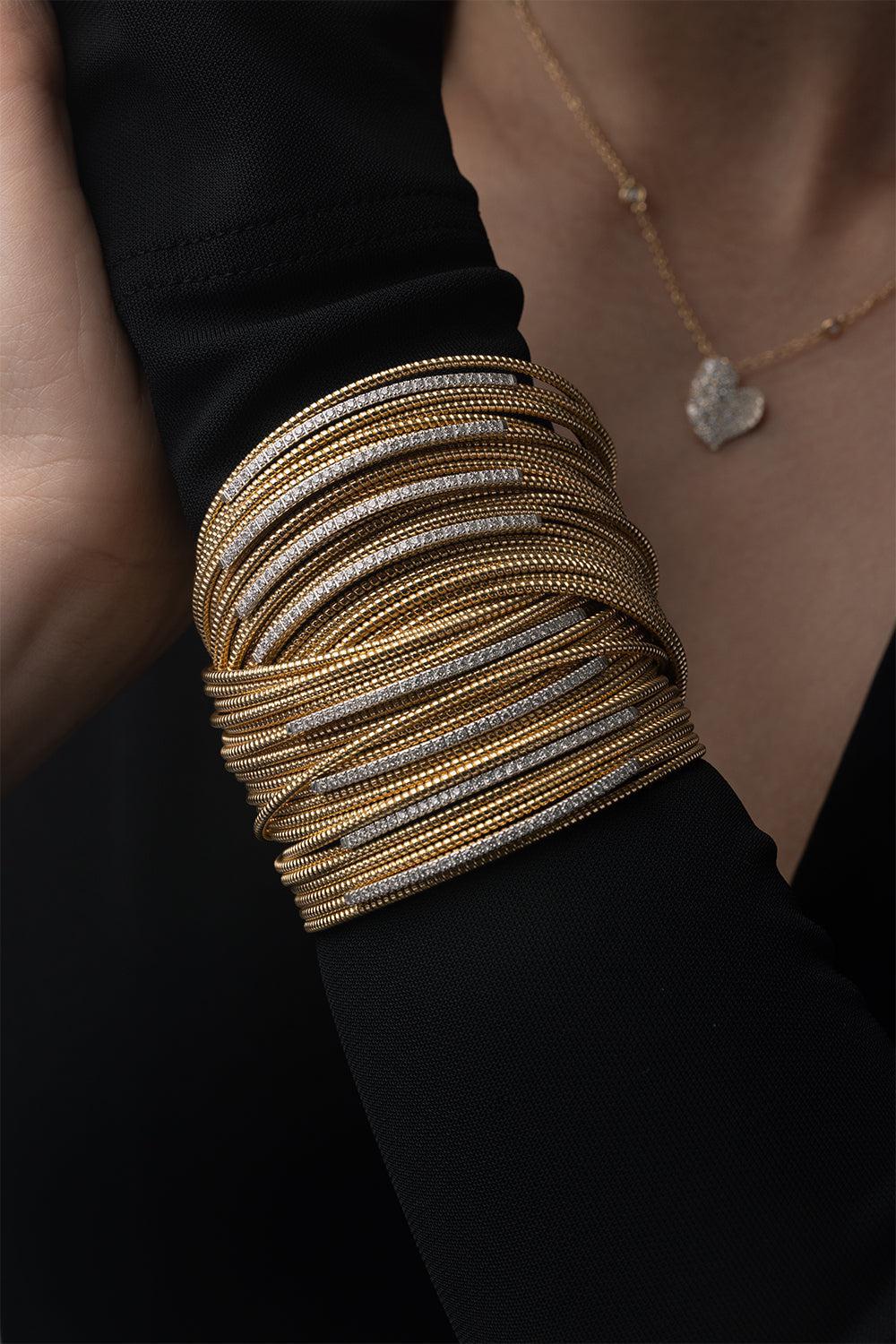 Diamond Coil Bracelet - Image 4