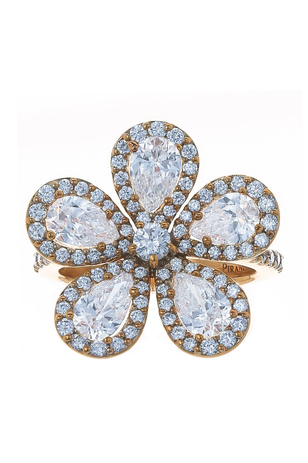 Diamond Flower Ring
