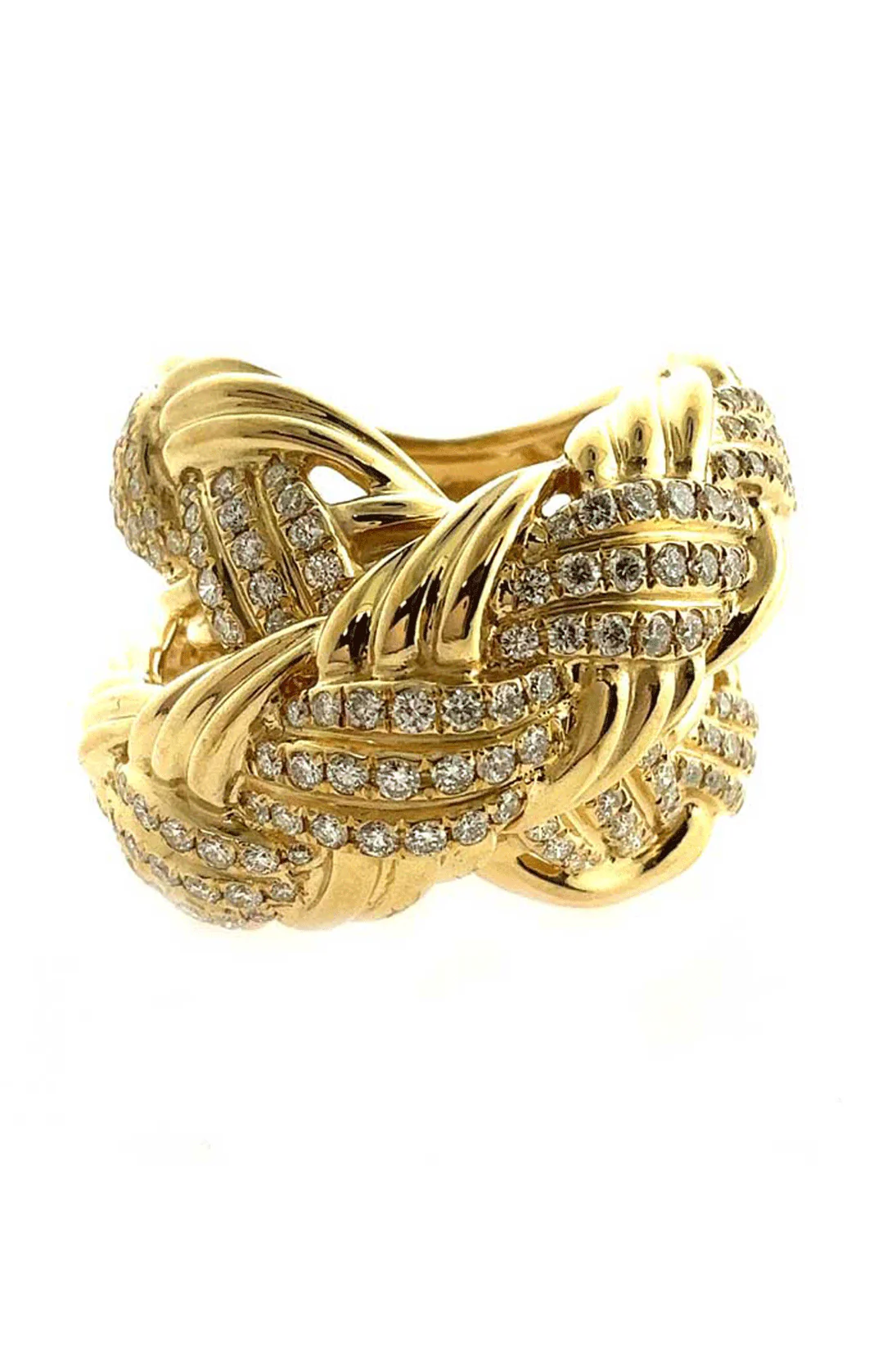 Diamond Knot Ring