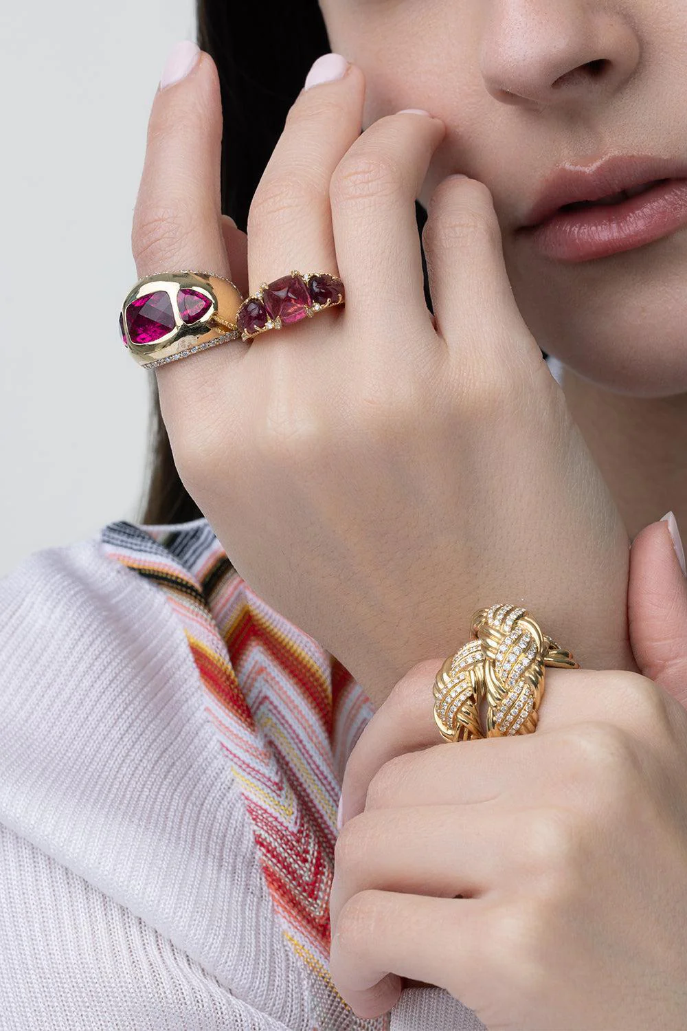 Diamond Knot Ring - Image 2