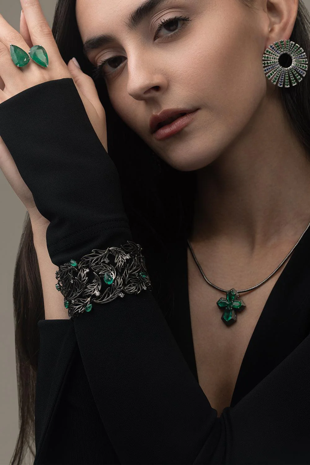 Emerald Botanica Bracelet - Image 2