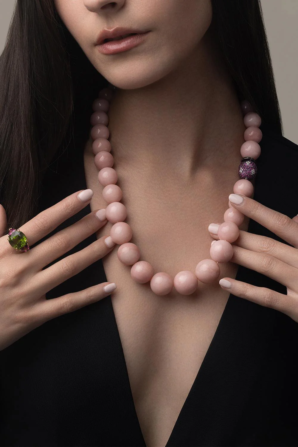 Opal Beaded Necklace - Image 3