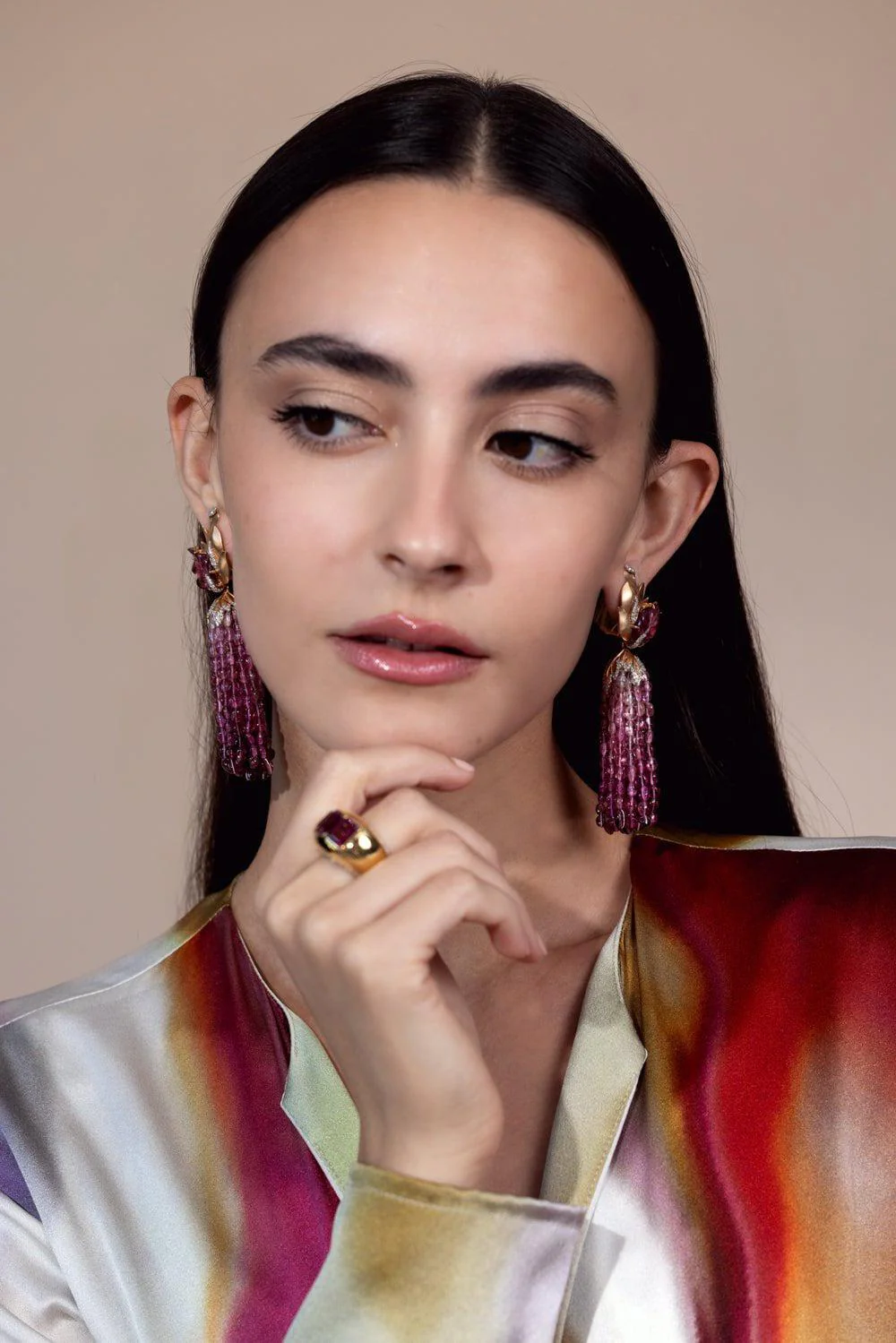 Pink Botanica Earrings - Image 3