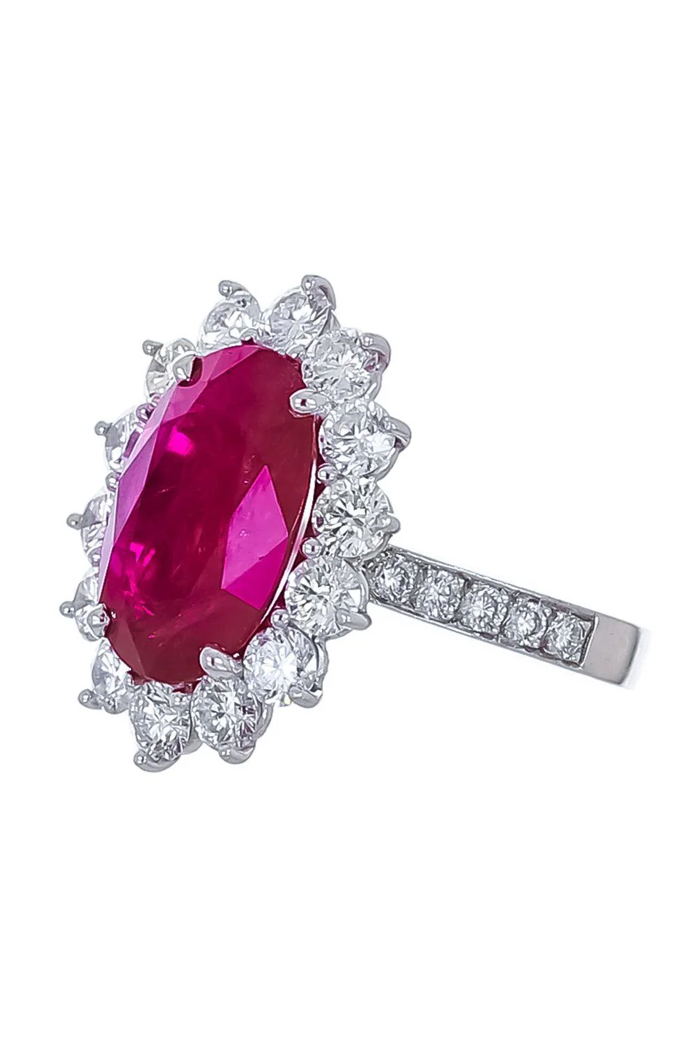 Ruby Diamond Surrounding Ring - Image 5