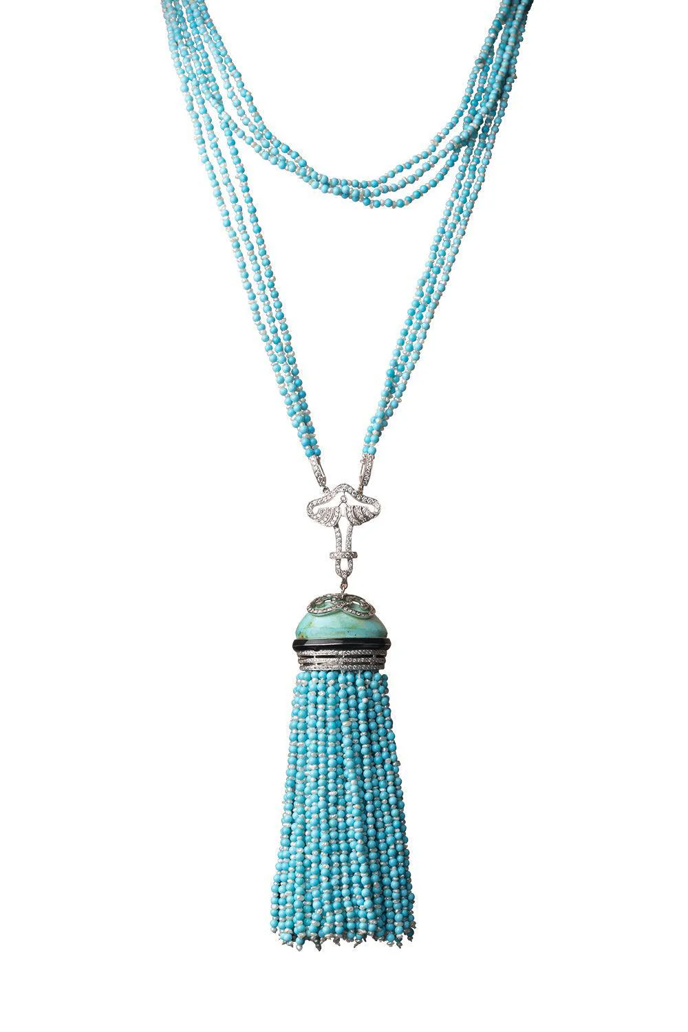 Turquoise Beaded Necklace