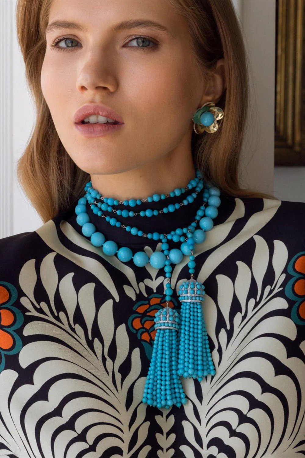 Turquoise Strand Necklace - Image 2