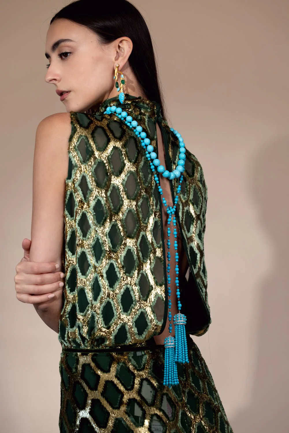 Turquoise Strand Necklace - Image 5