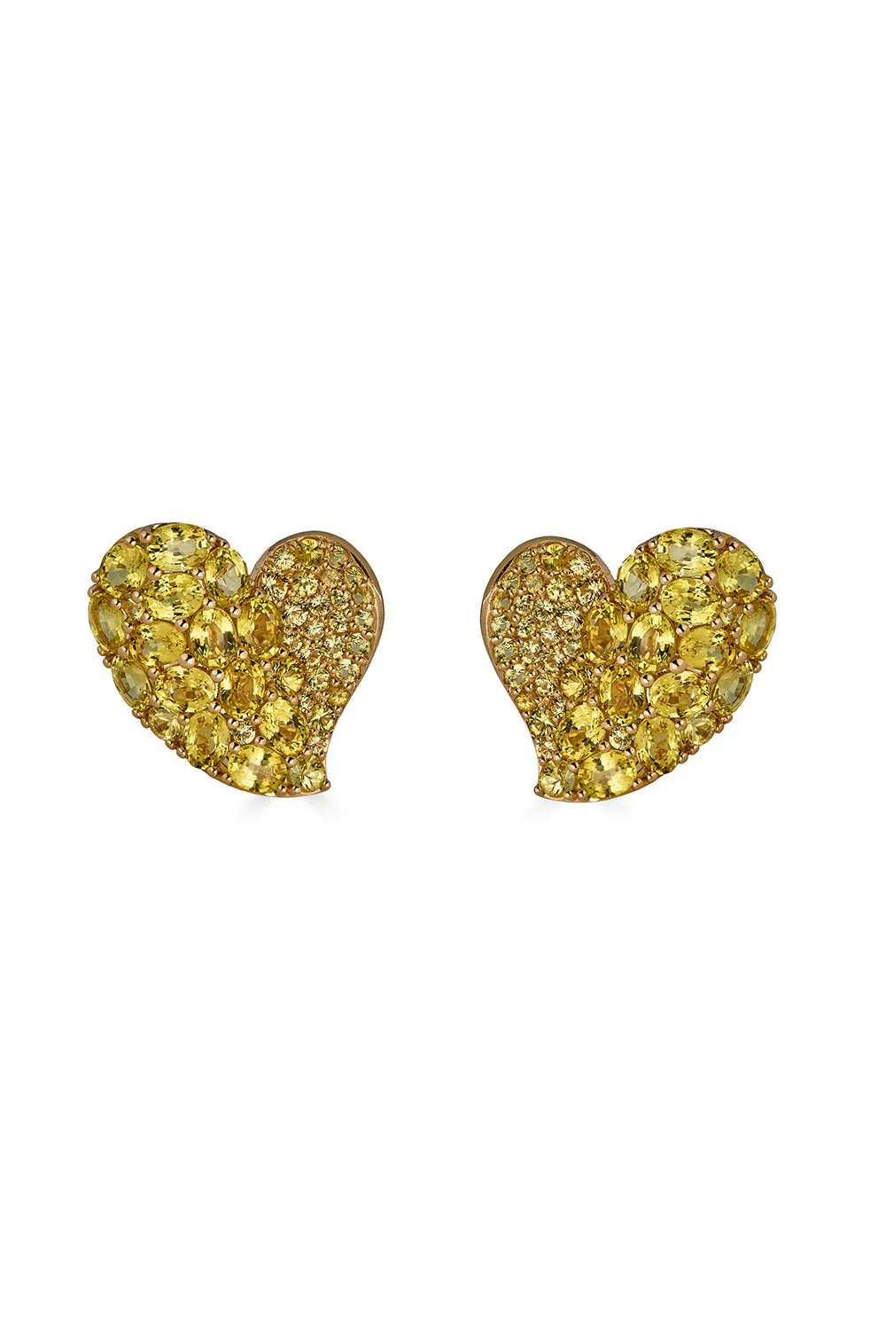 Wave Heart Medium Earrings