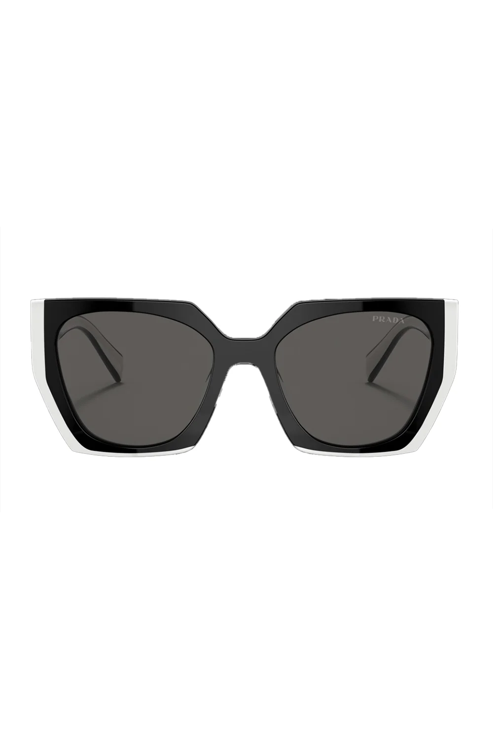 Gradient Rectangular Sunglasses - Black Slate
