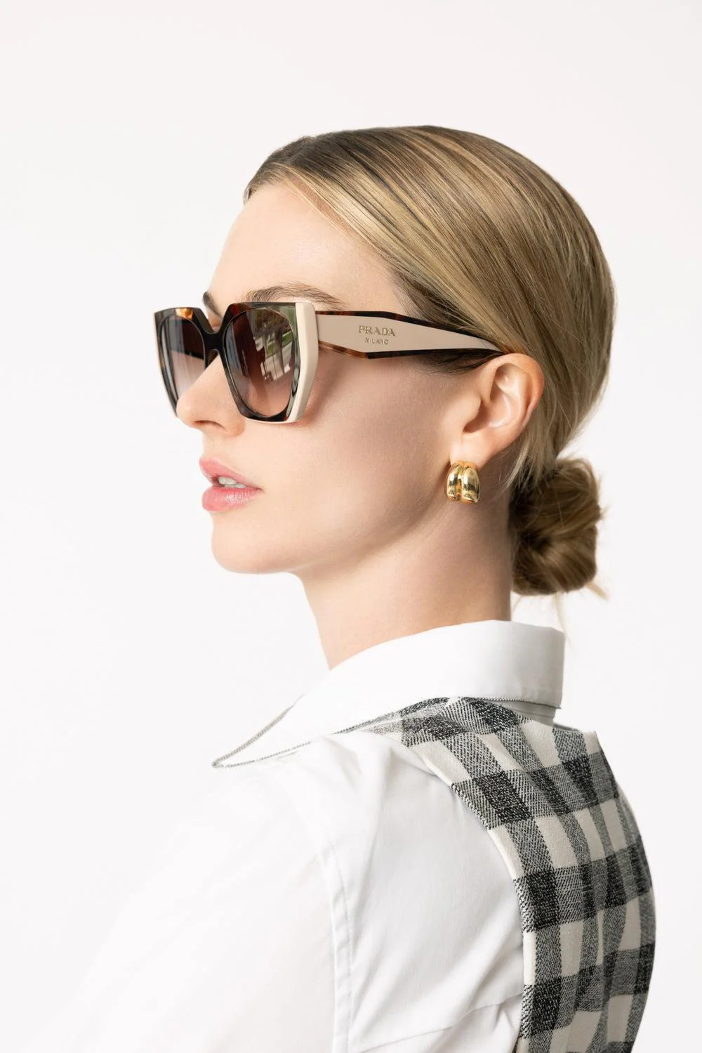 Oversized Cat Eye Sunglasses - Image 4