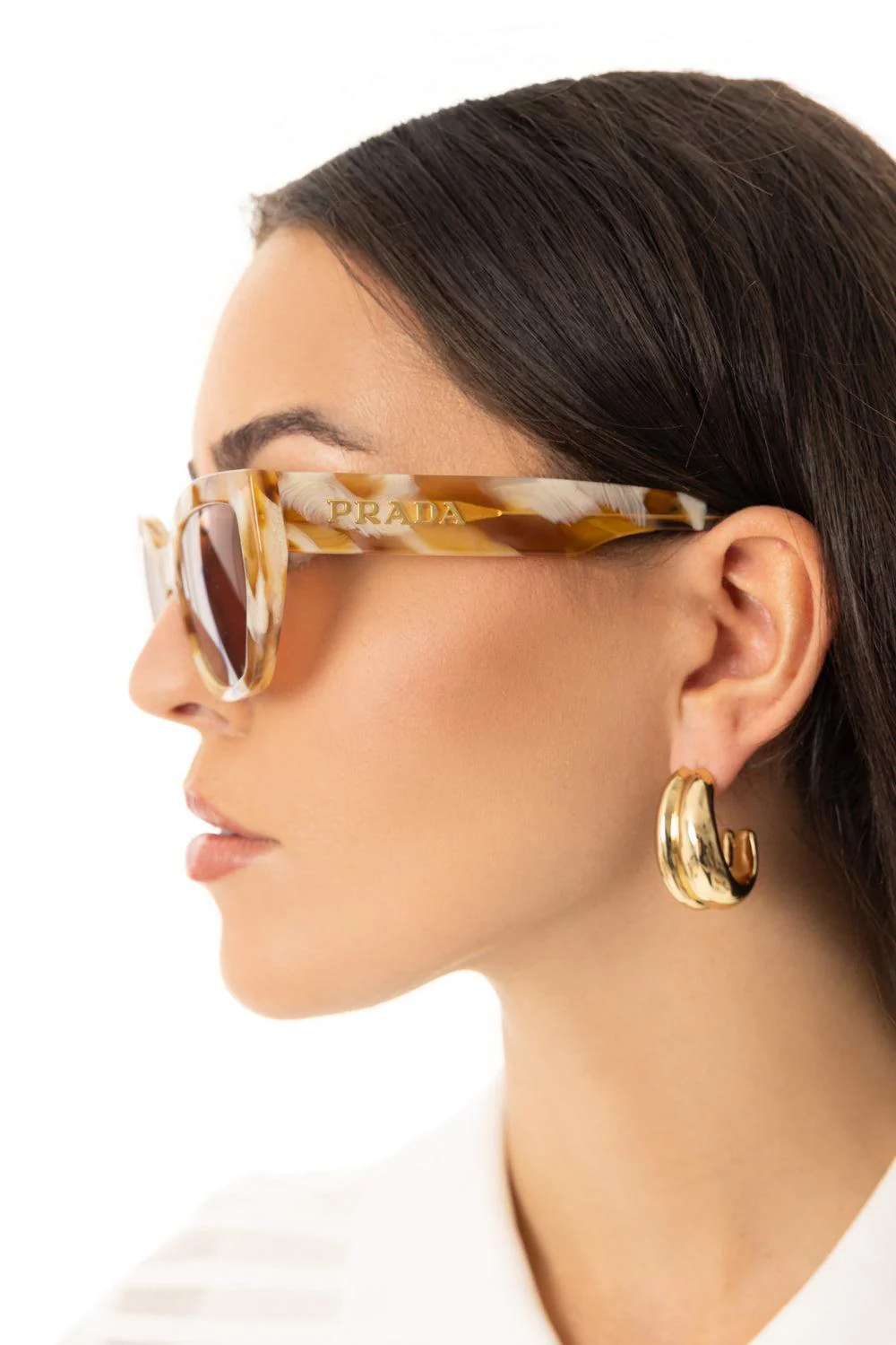 Side Logo Butterfly Lens Sunglasses - Image 3