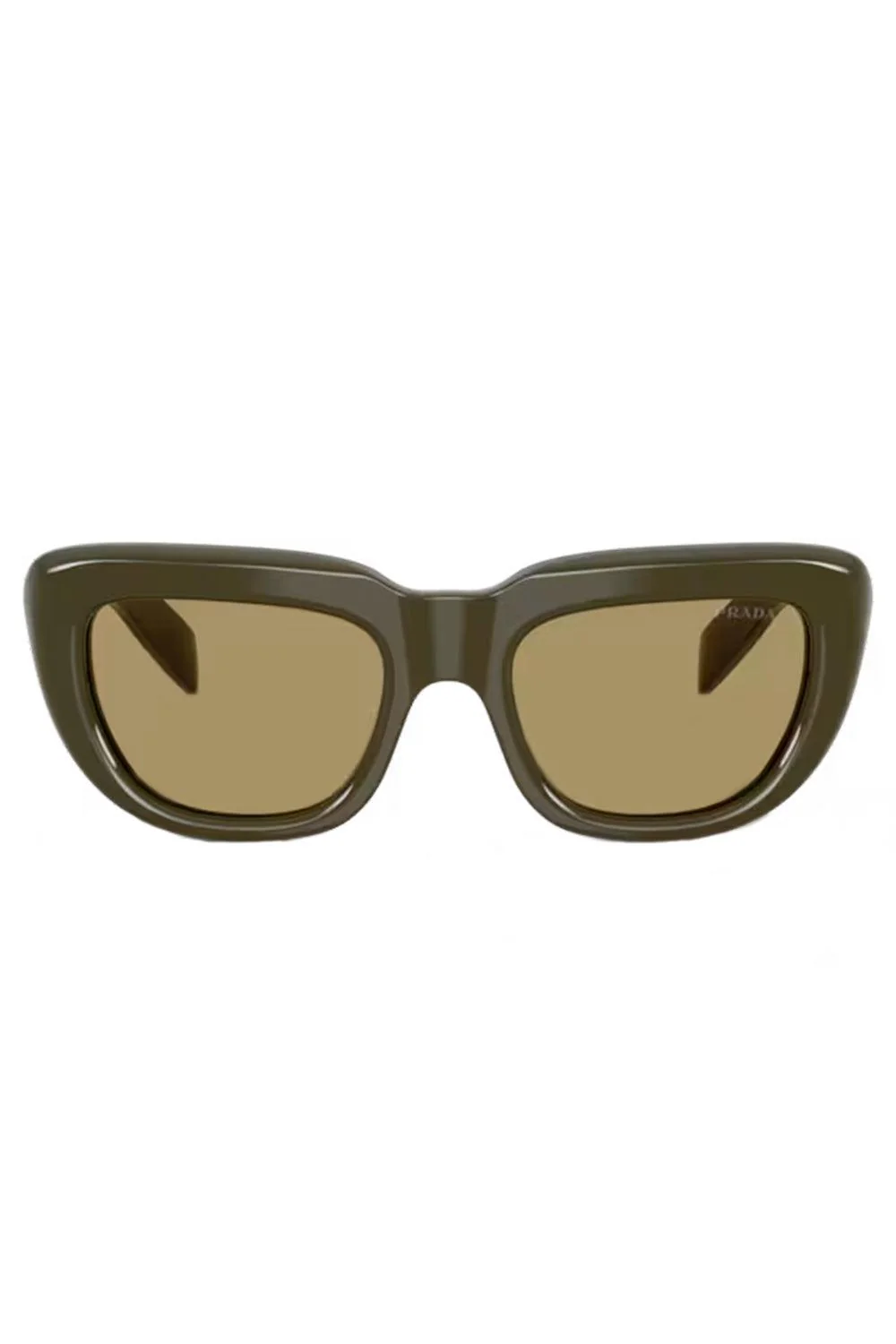 Square Cat Eye Sunglasses - Laurel Green Olive