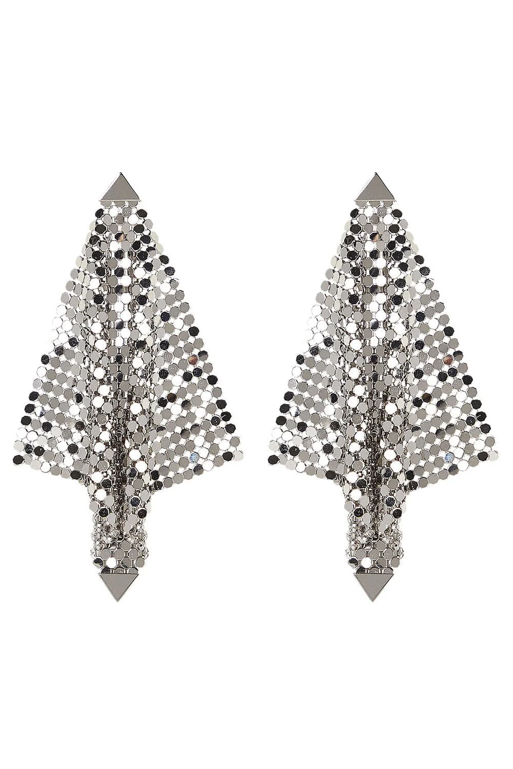 Chainmail Earrings - Silver