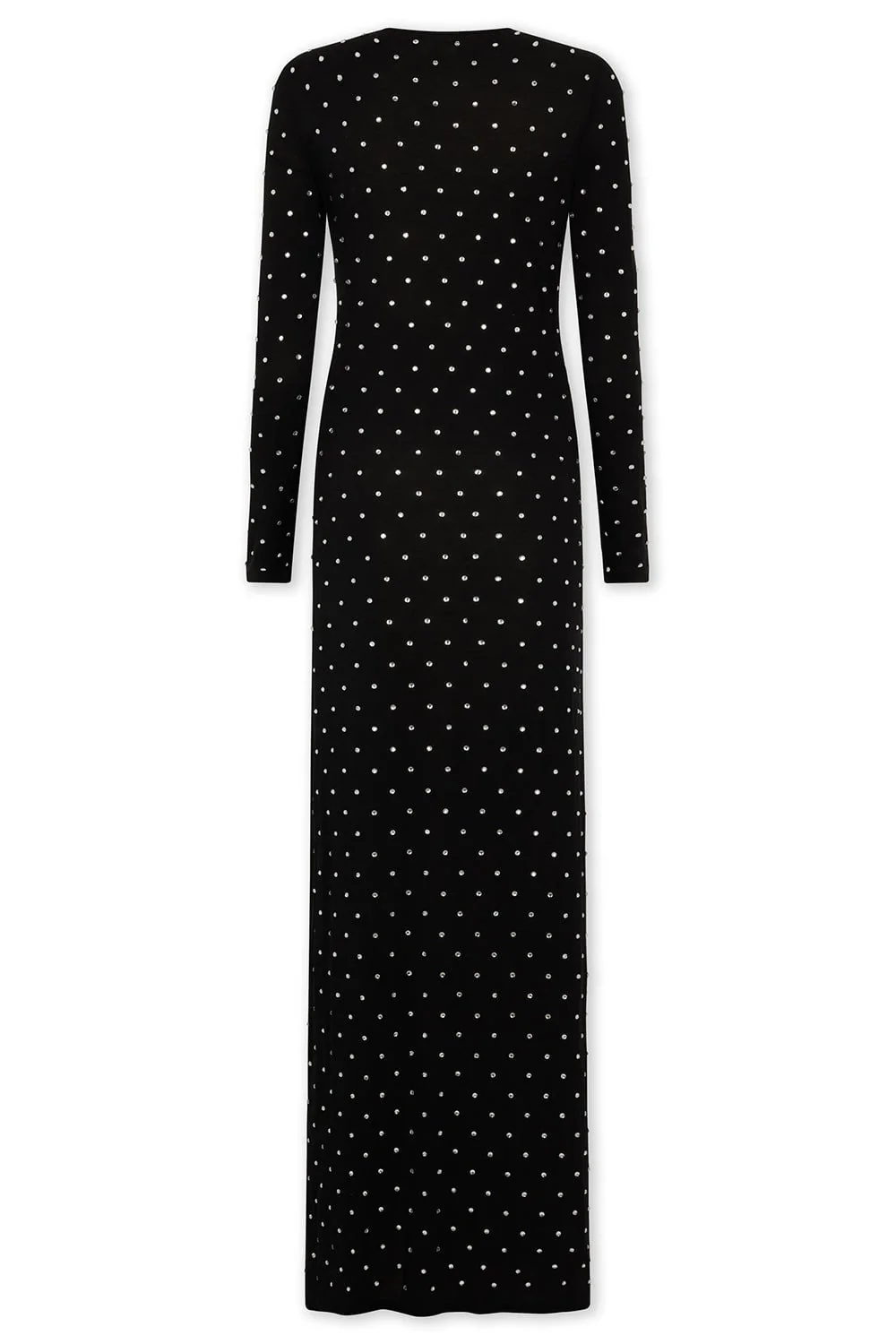 Crystal Embellished Long Dress - Image 5
