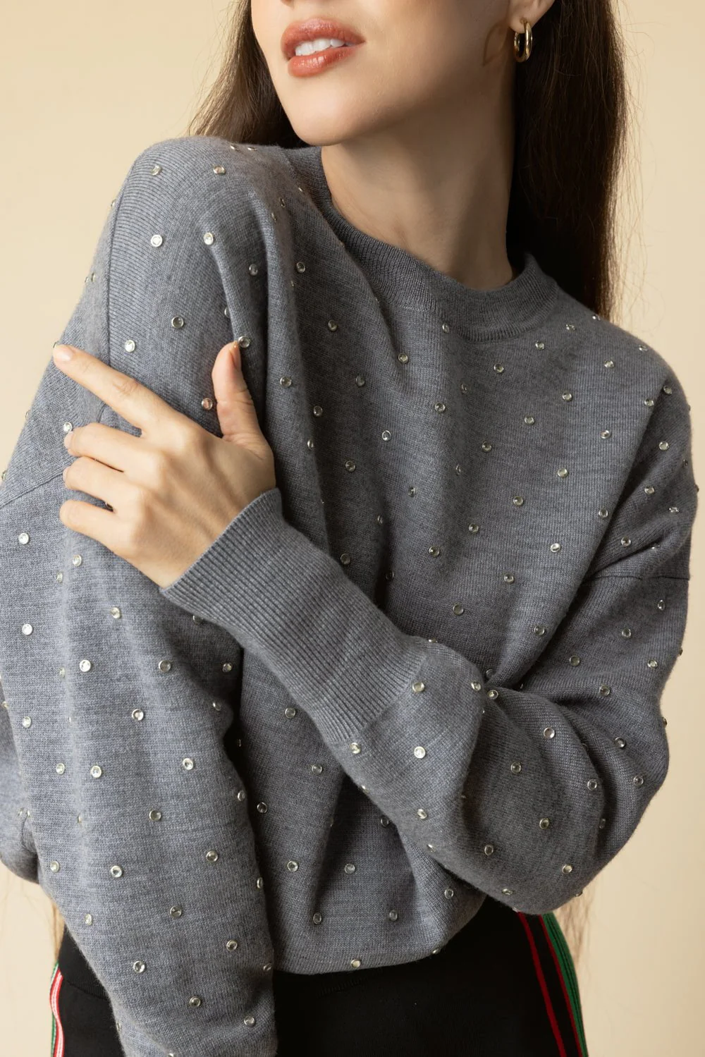 Crystal Embellished Sweater - Image 2