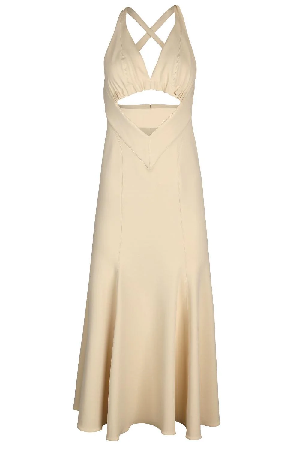 Cut Out Halter Dress