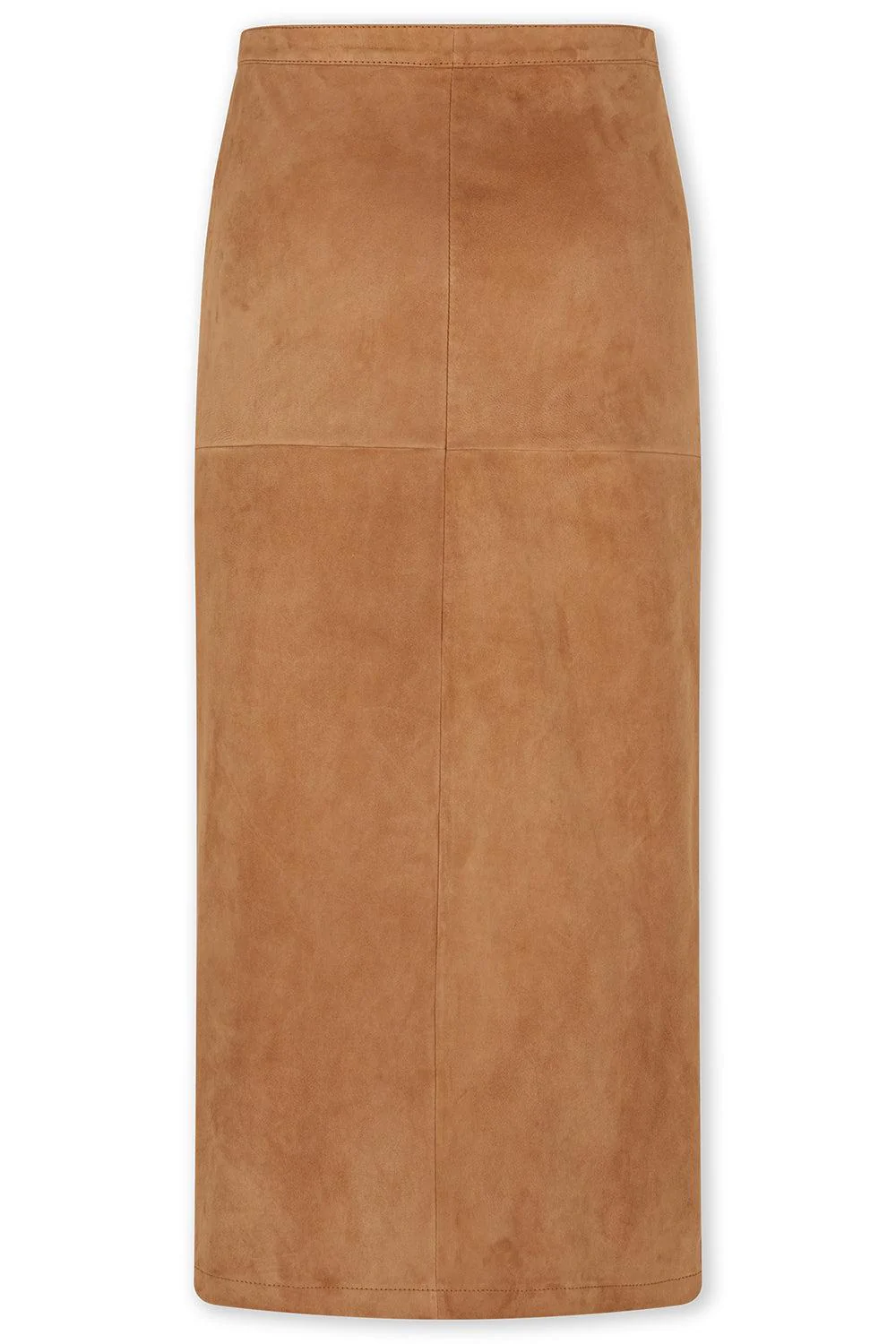 Gathered Button Skirt - New Caramel - Image 5