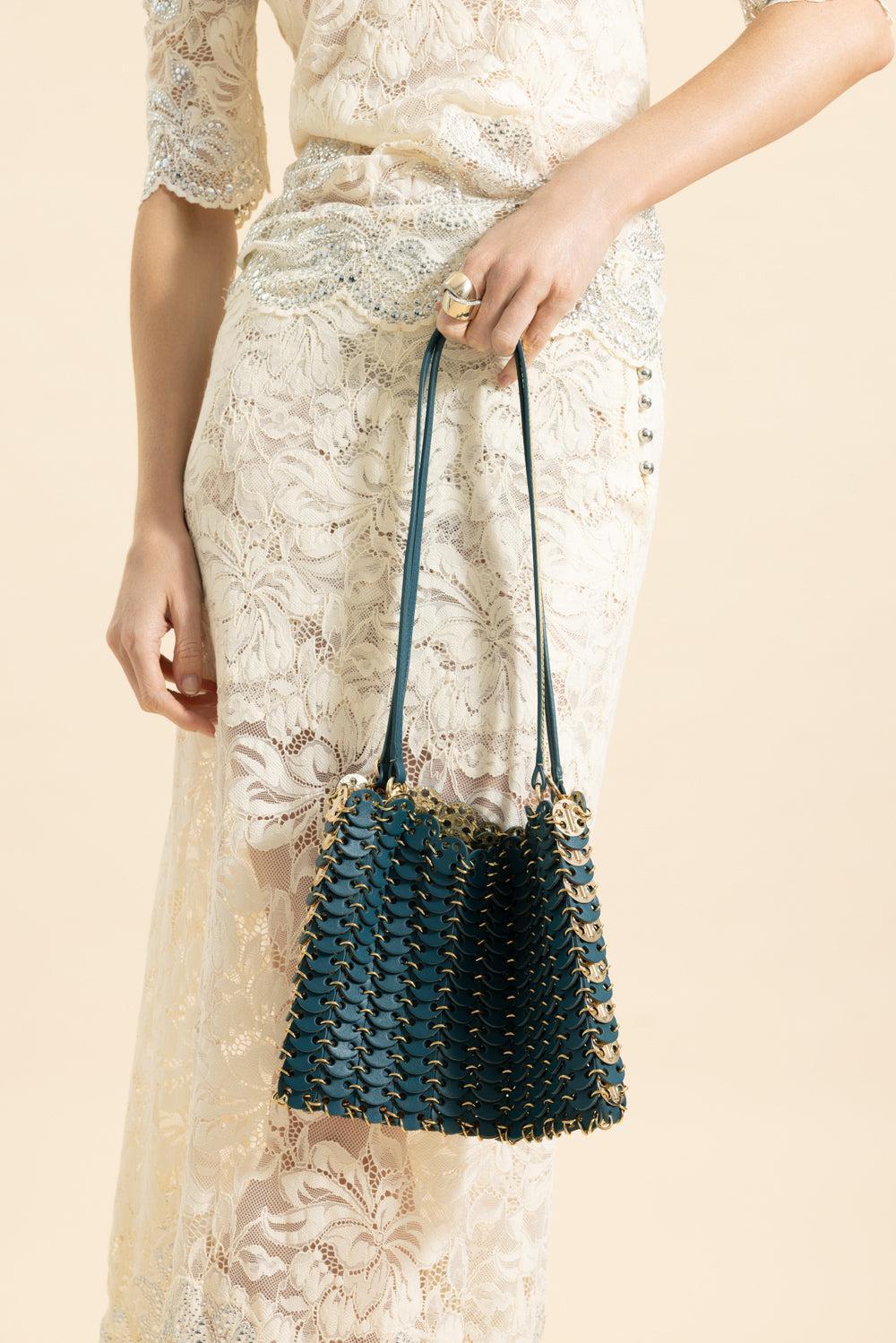 Leather Linked Shoulder Bag - Image 2