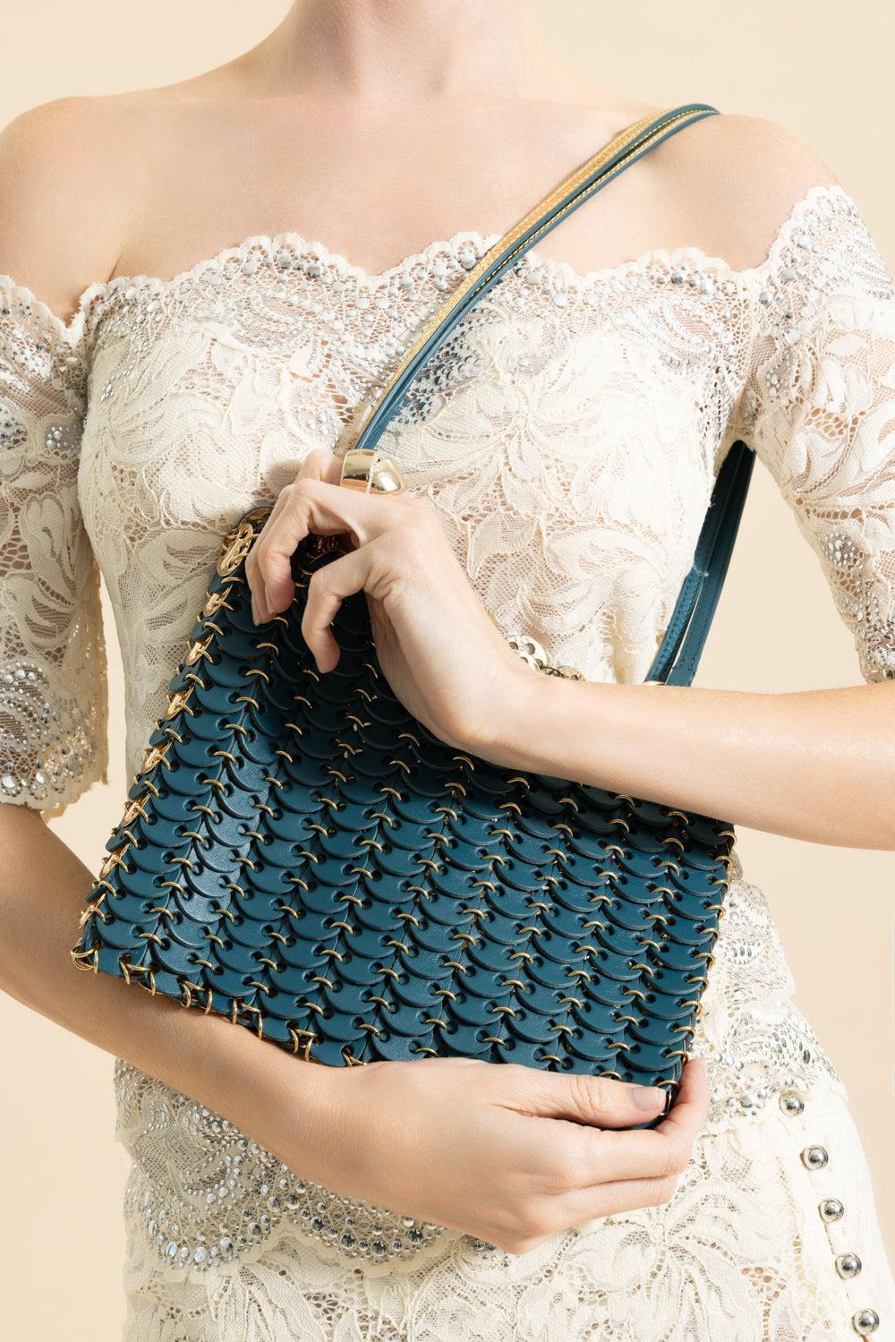 Leather Linked Shoulder Bag - Image 3