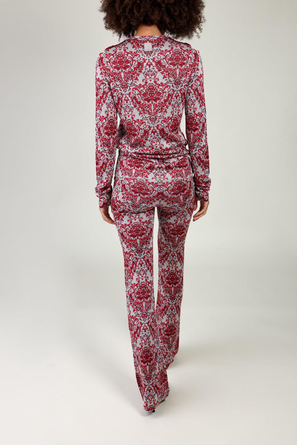 LONG SLEEVE PAISLEY TOP - Image 4
