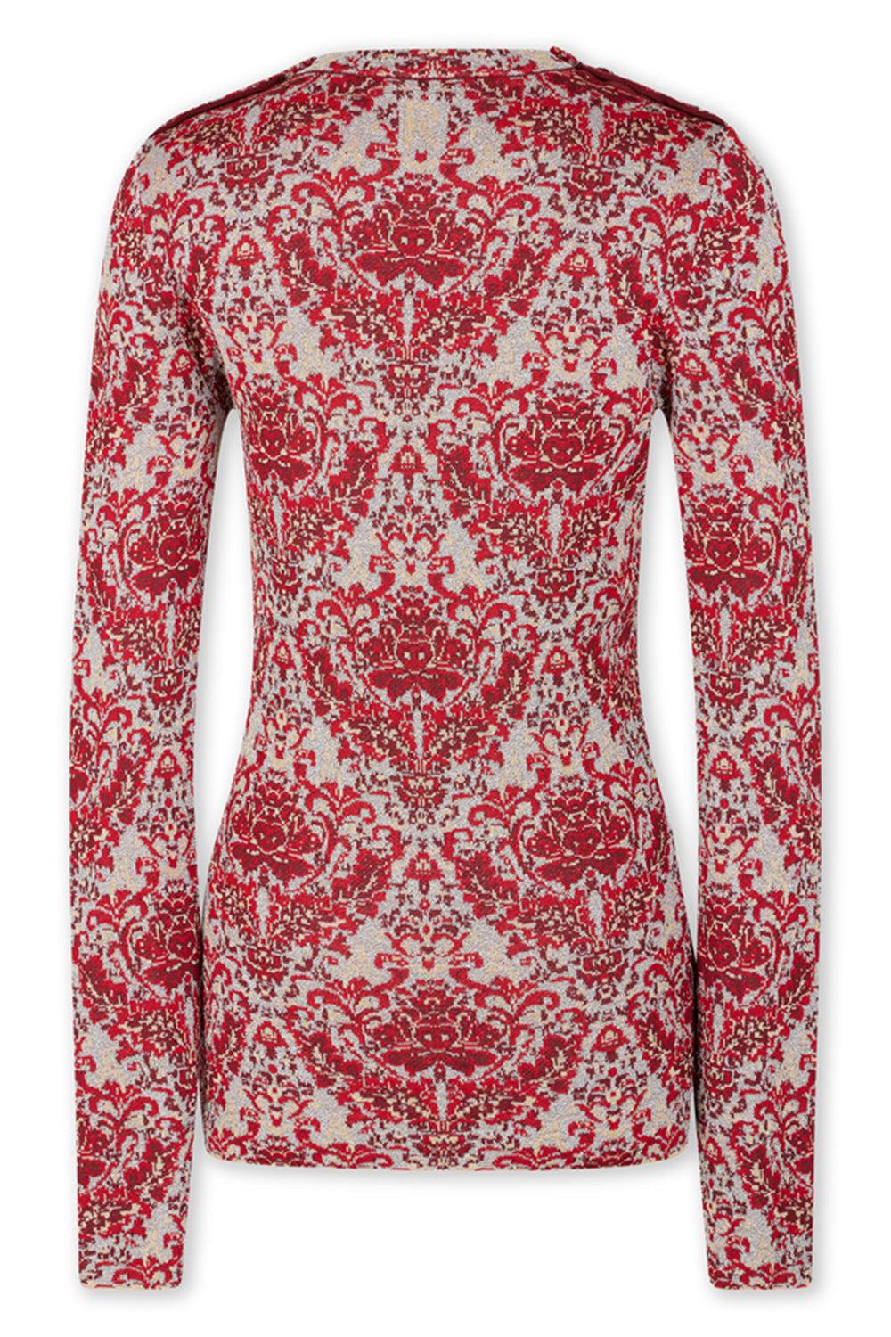 LONG SLEEVE PAISLEY TOP - Image 5