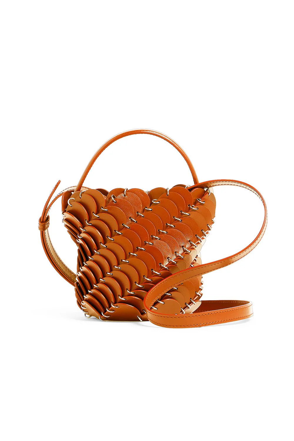 Small Paco Bucket Bag - Cognac - Image 4
