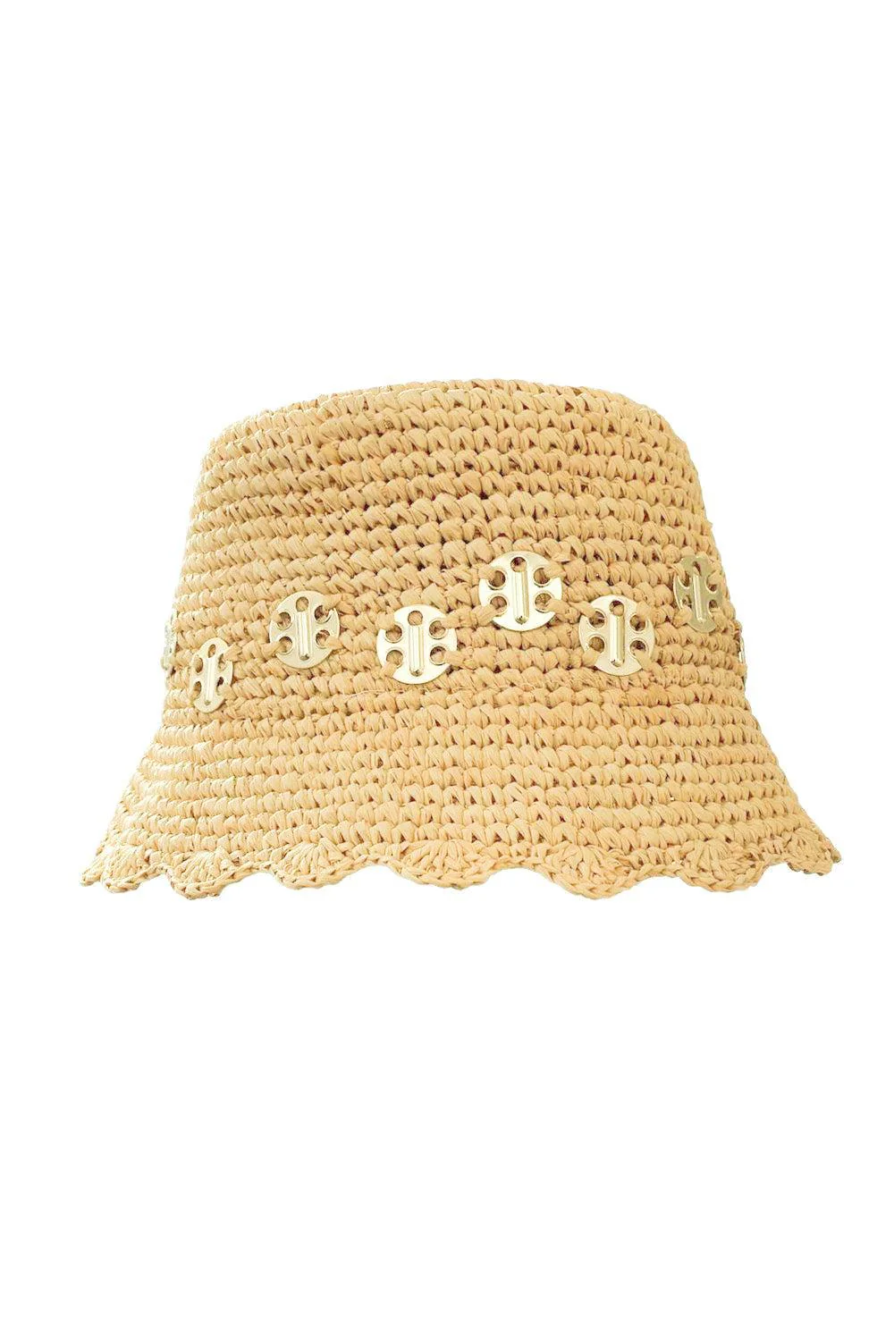 RAFFIA BUCKET HAT