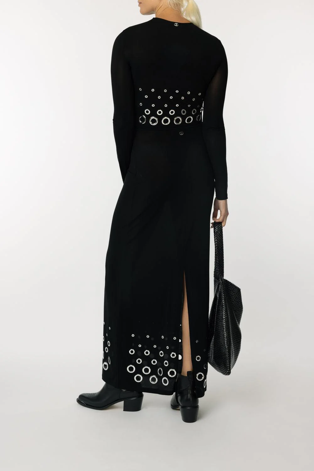 Ring Detail Maxi Skirt - Image 4