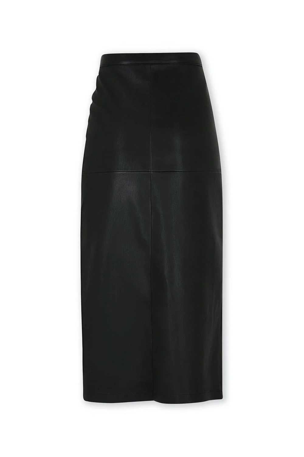 Ruched Button Midi Skirt - Image 3
