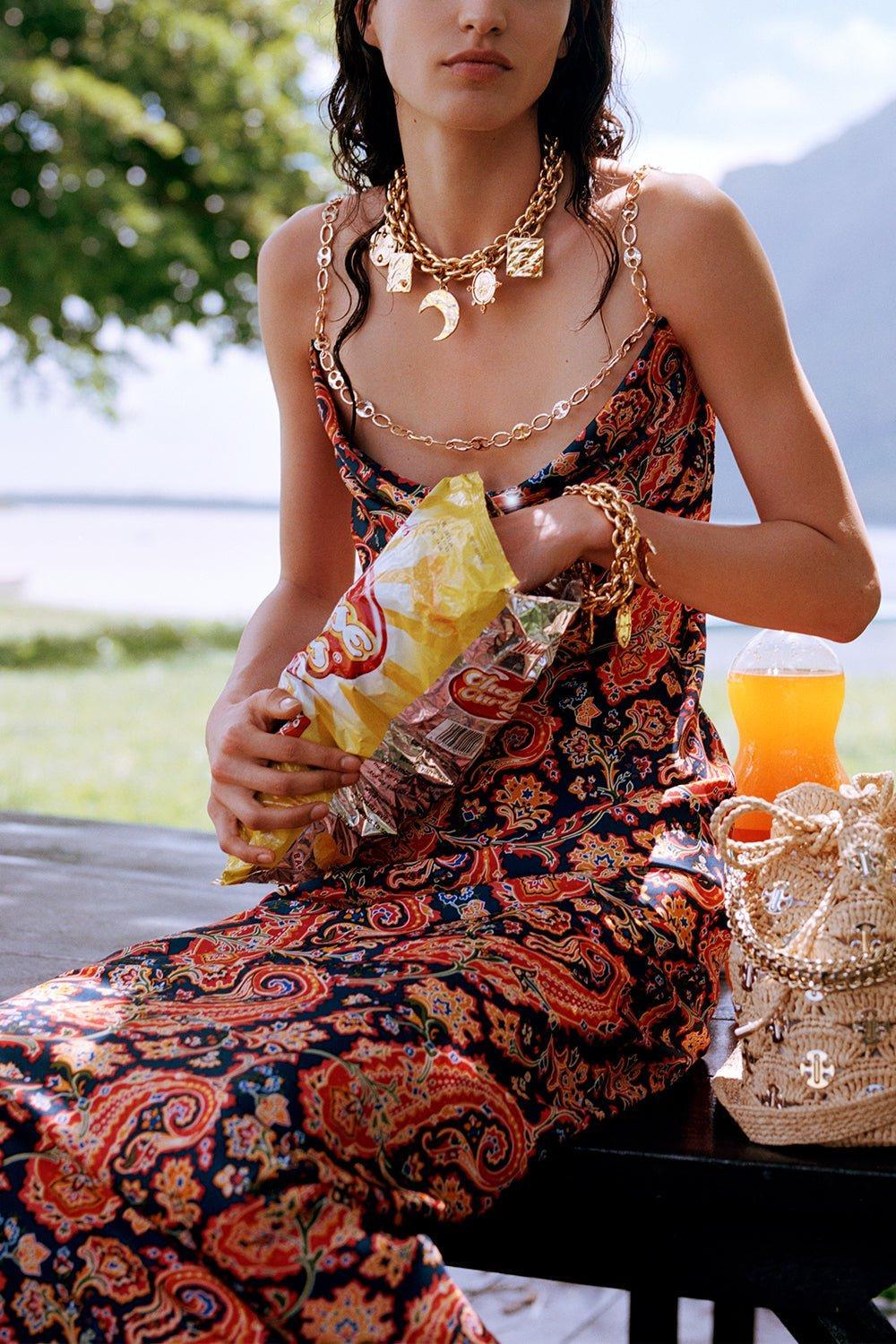 Scoop Neck Slip Dress - Image 3